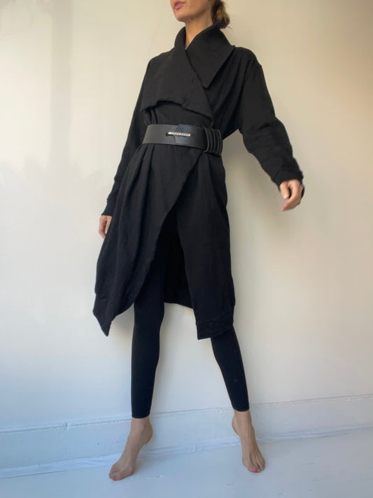 johnny farah black 5-loop belt
