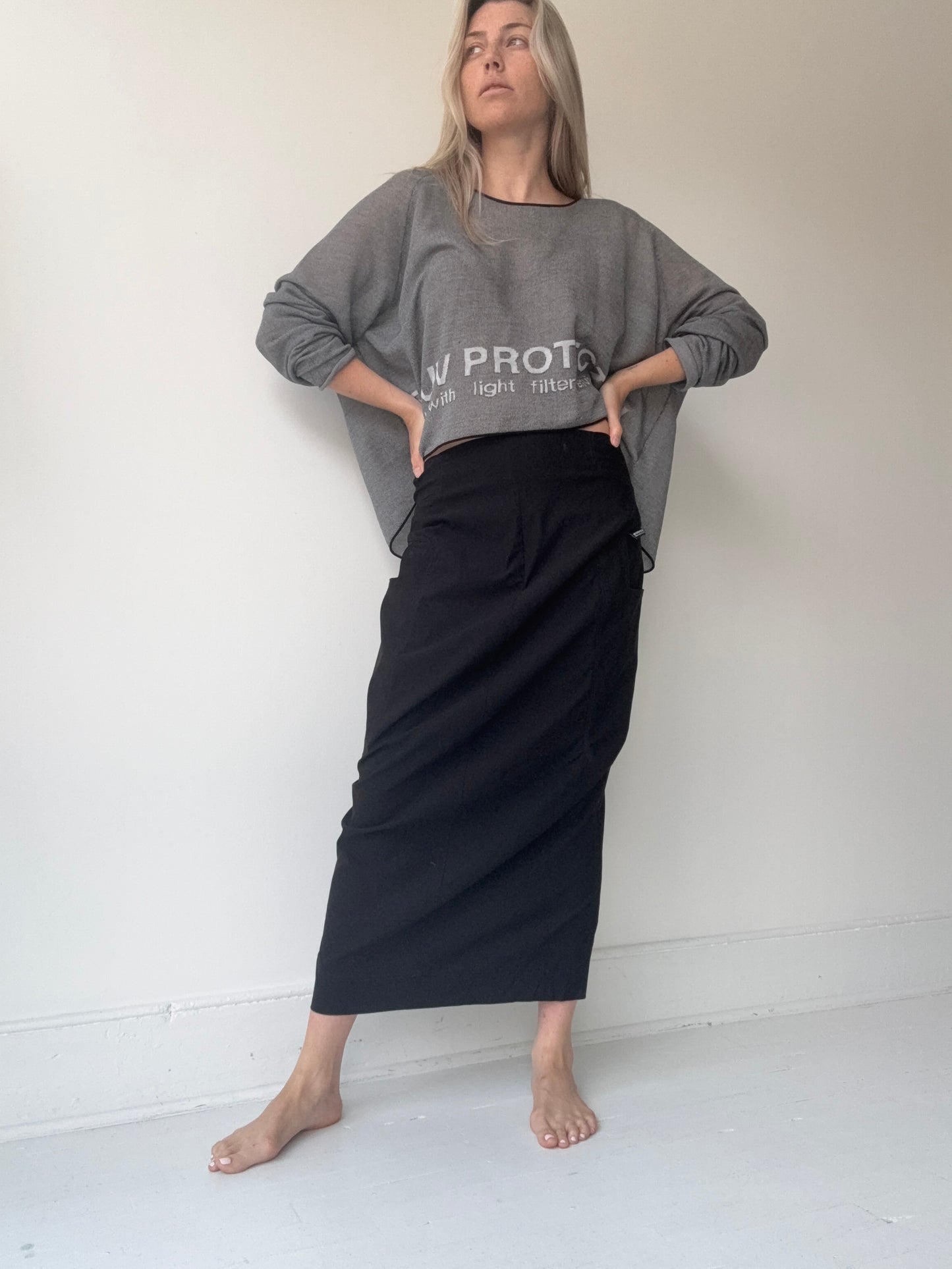 PRELOVED rundholz protection crop top