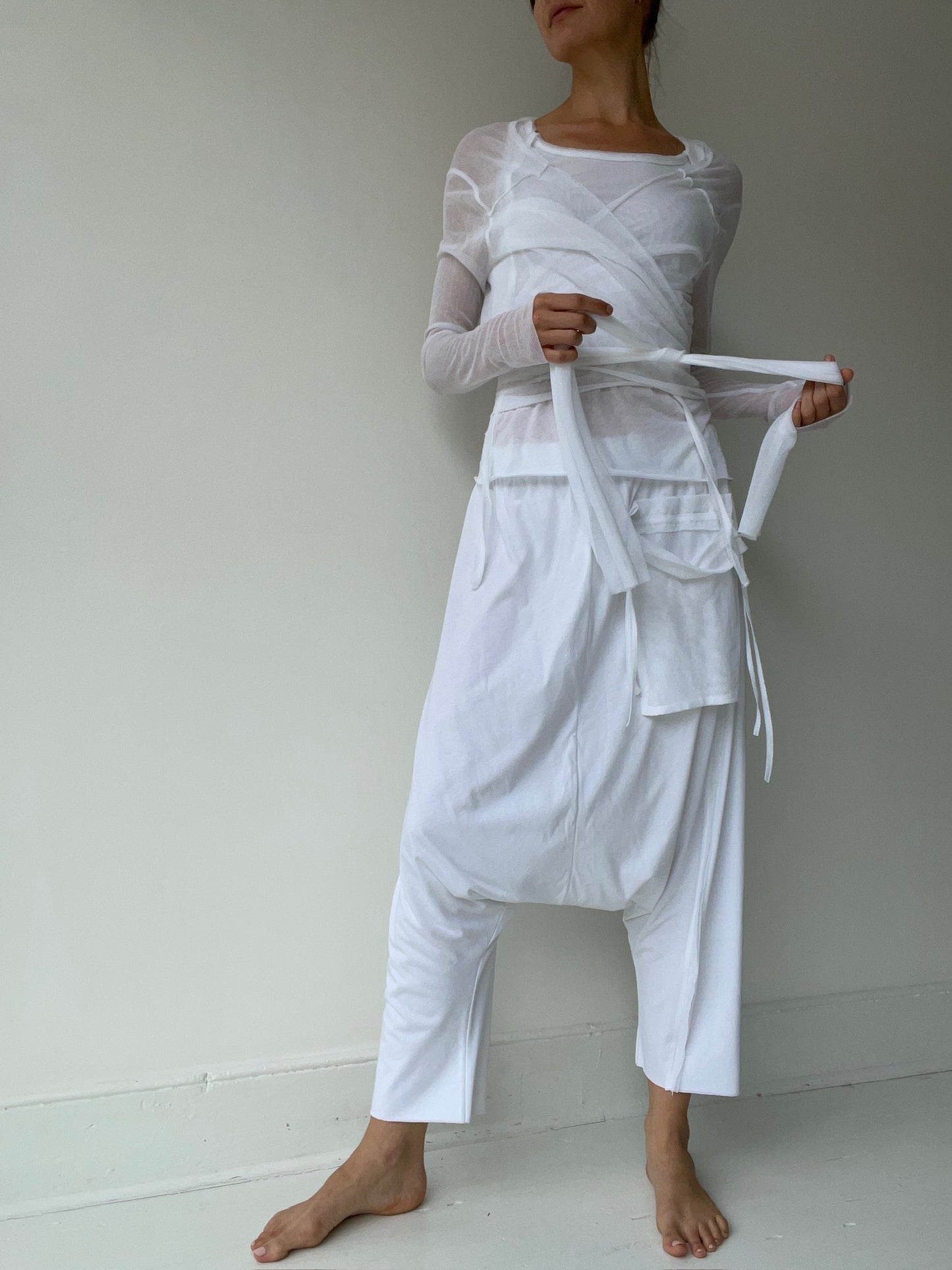 pal offner sheer wrap WHITE