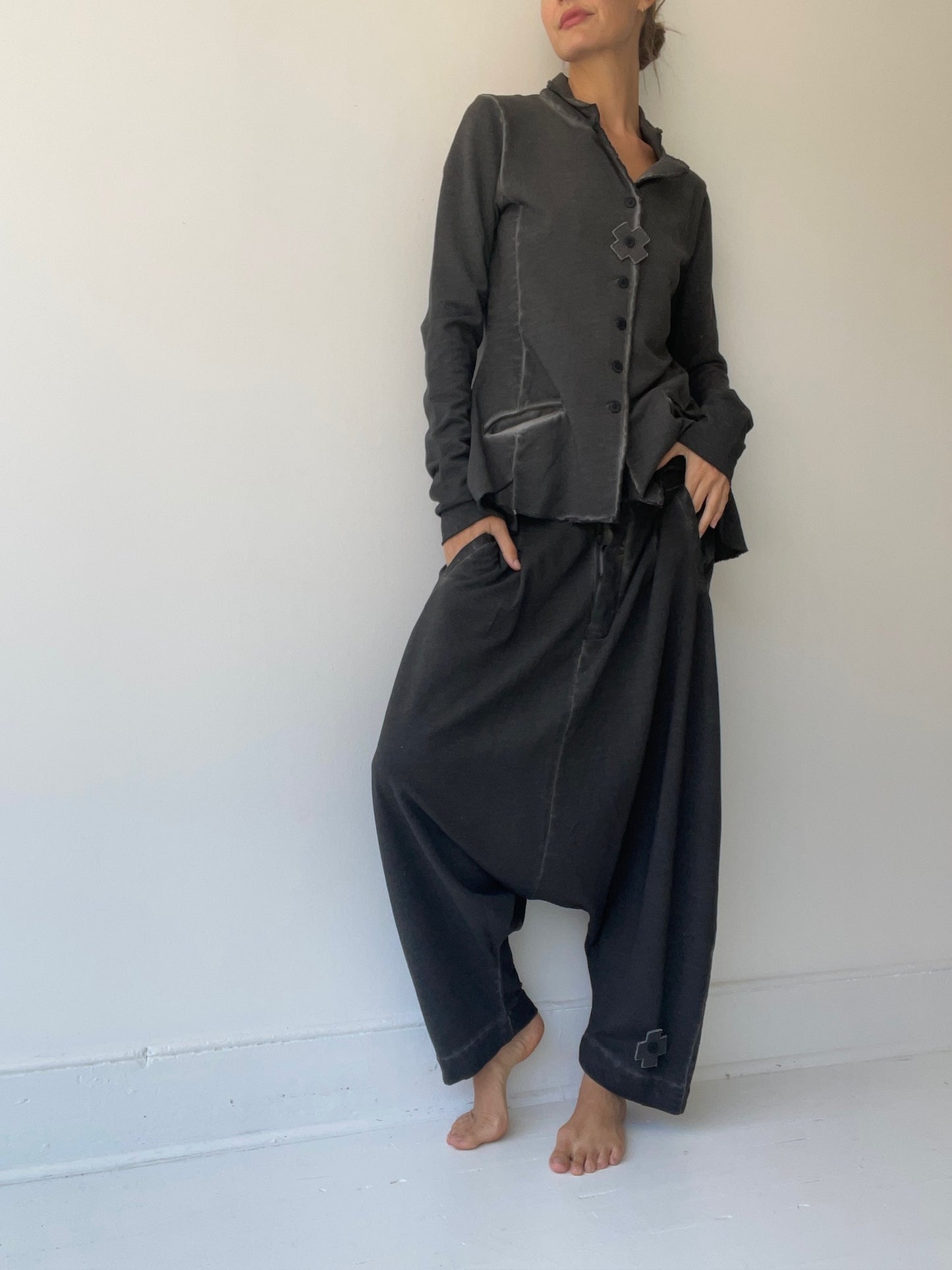 plü sweat blazer ASPHALT
