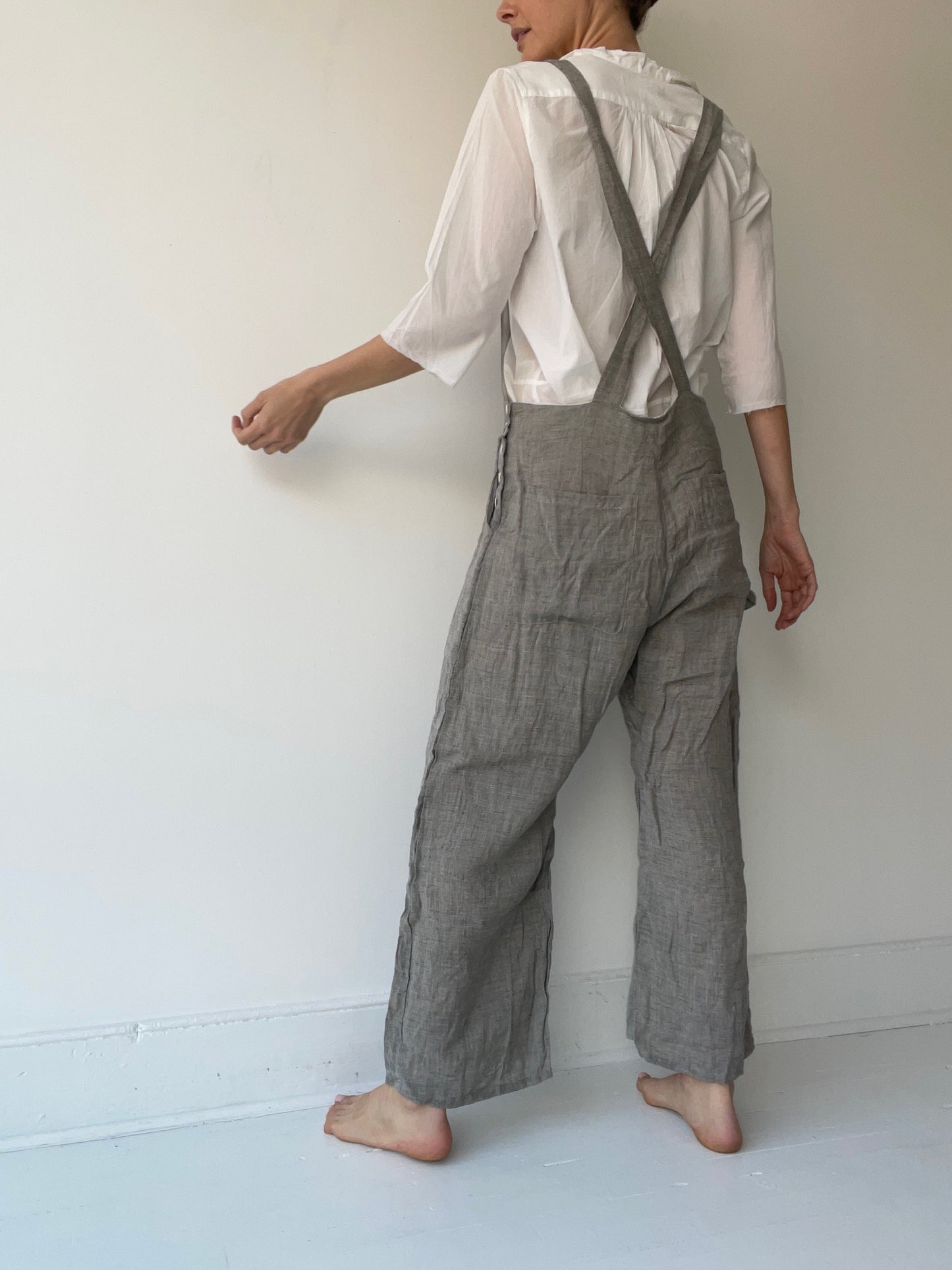 sula chambray overalls
