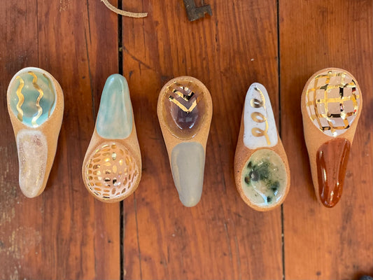 little clay spoon
