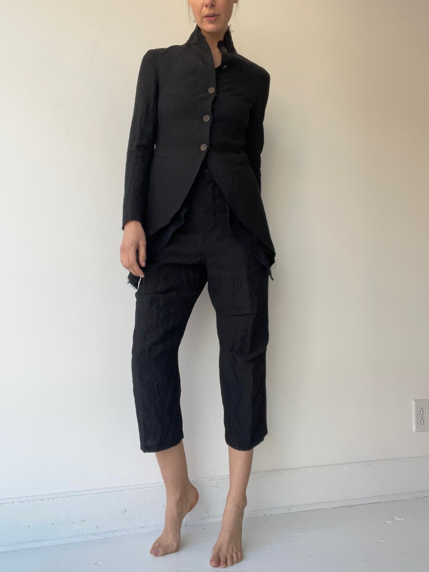 forme d’expression black 5 pocket pant