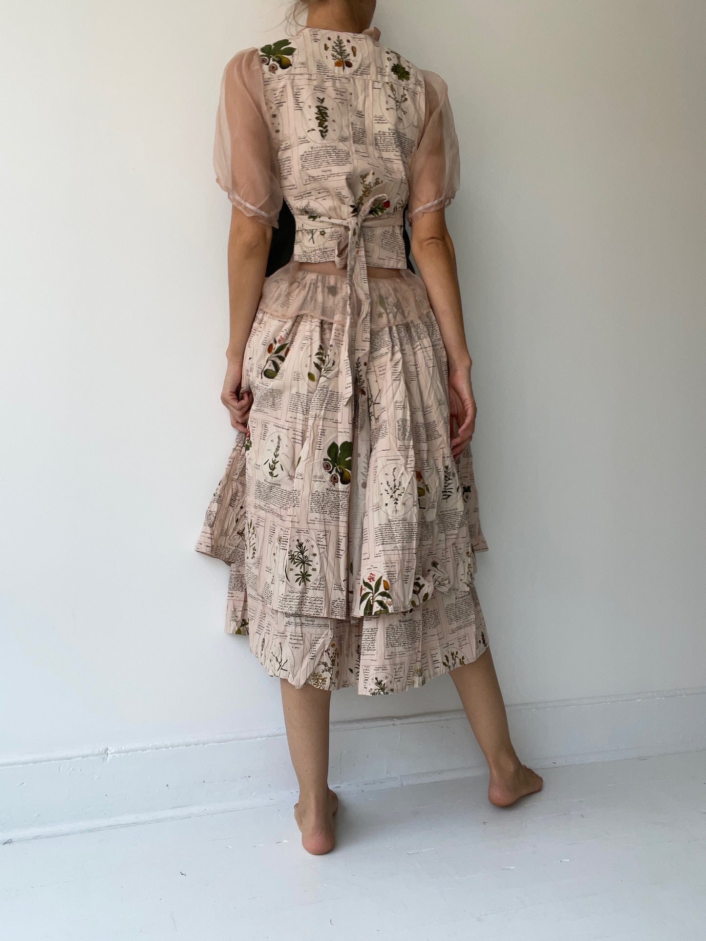 aleksandr manamïs double layer skirt