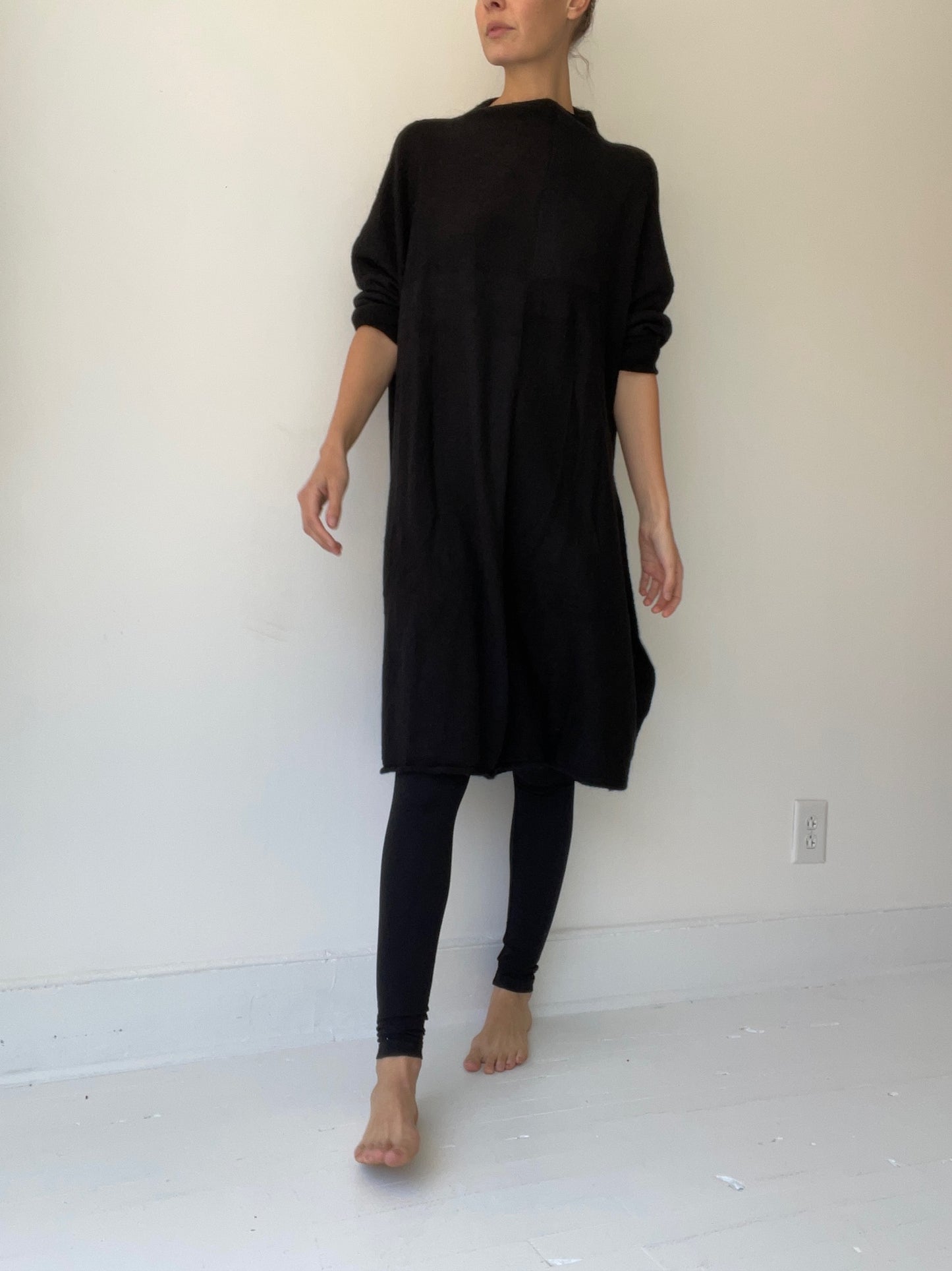 long sweater dress