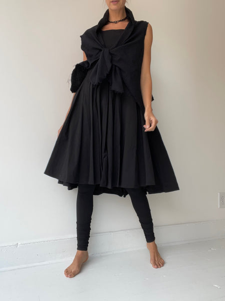 rundholz mainline wool overlay dress