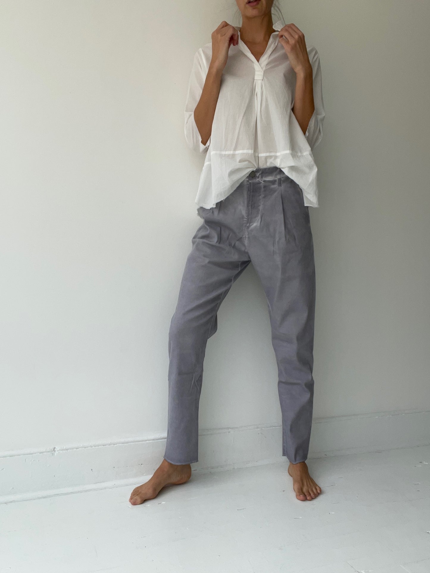 ümit ünal washed jean pants