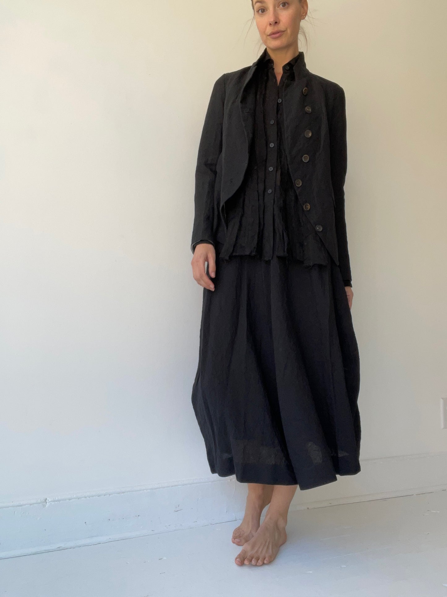 a forme d’expression cadet jacket with 100% linen