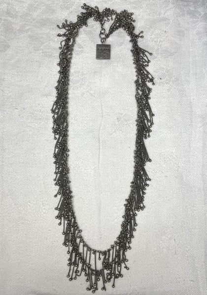 goti drop fringe necklace