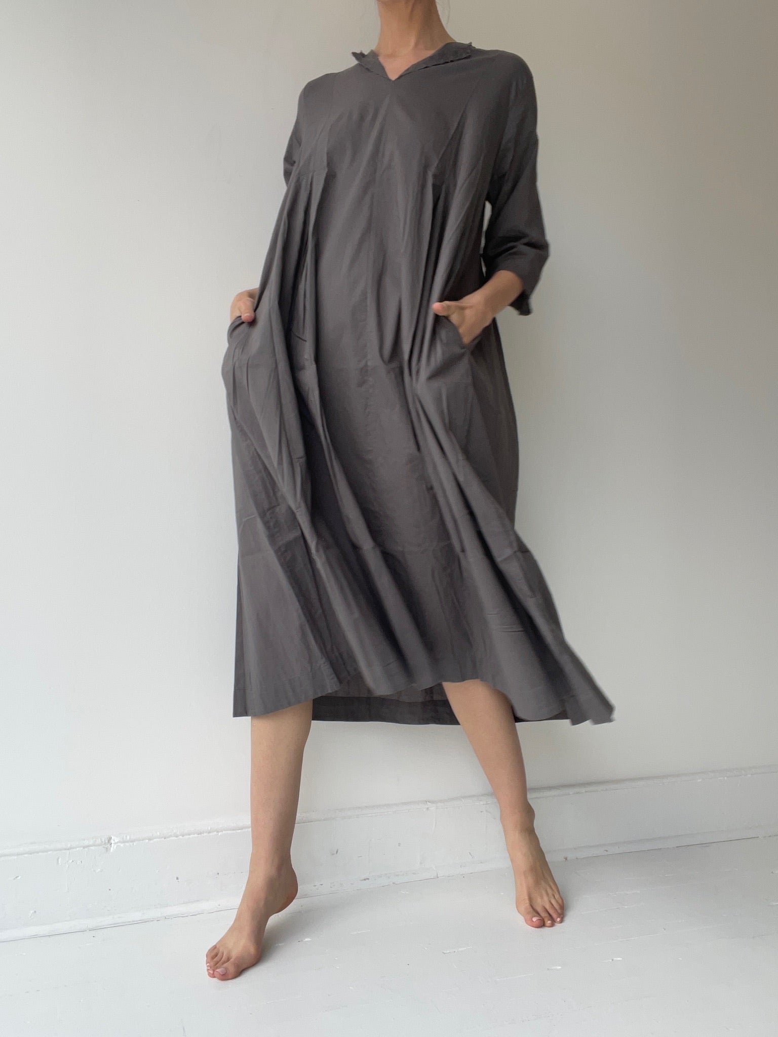 a sula double pleat dress