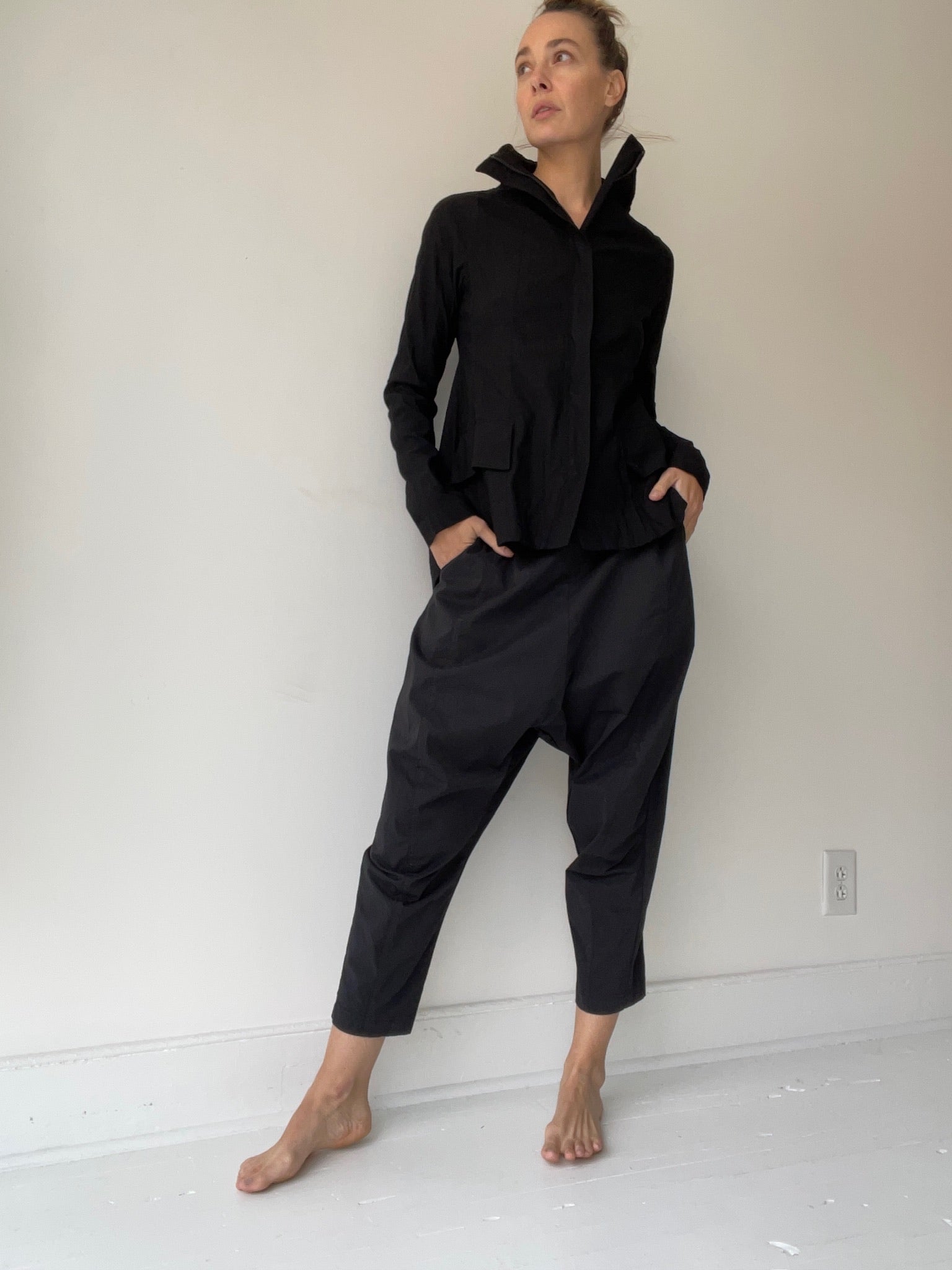 a back zip jacket by rundholz black label 67