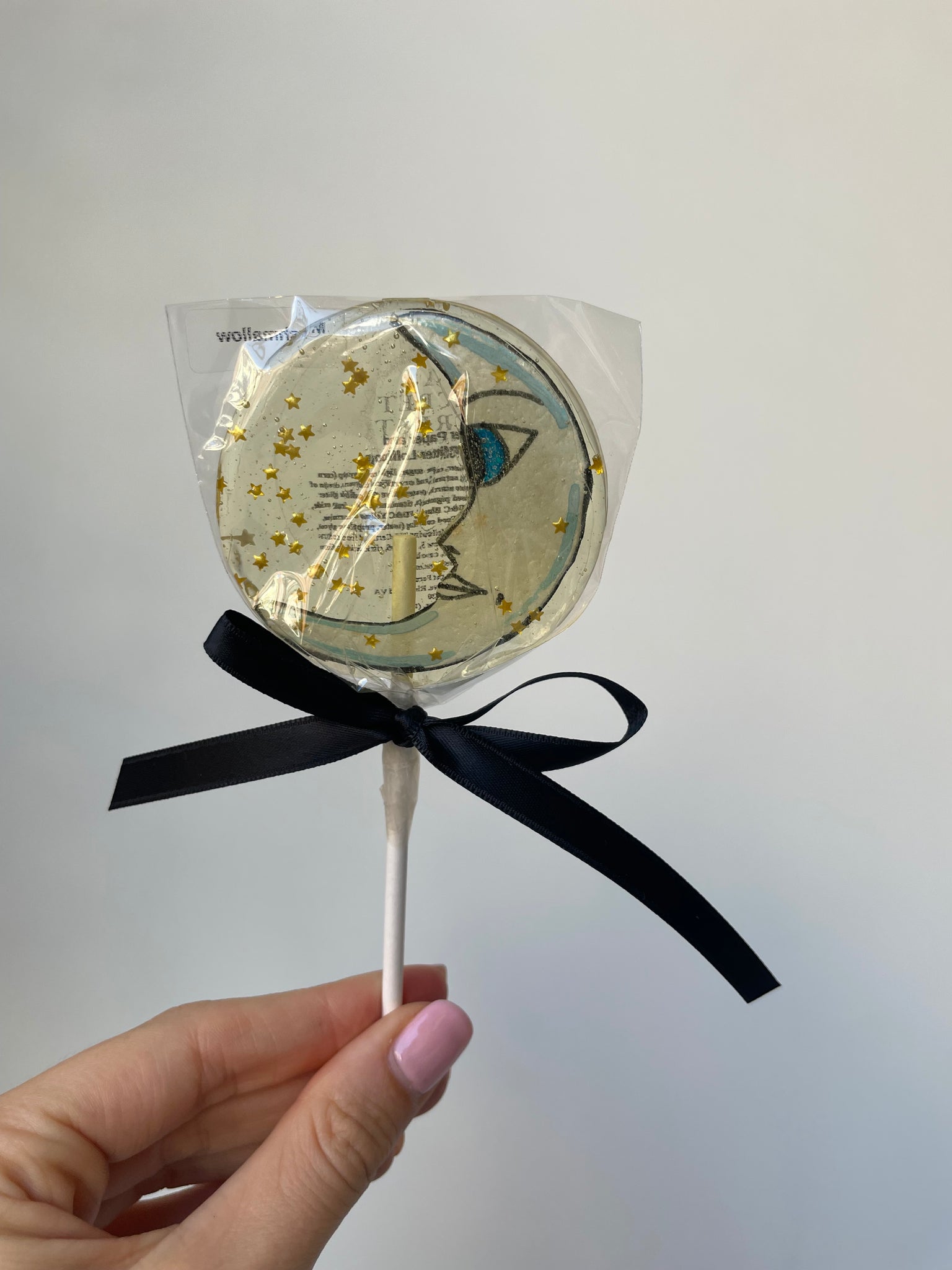 crescent moon lollipop