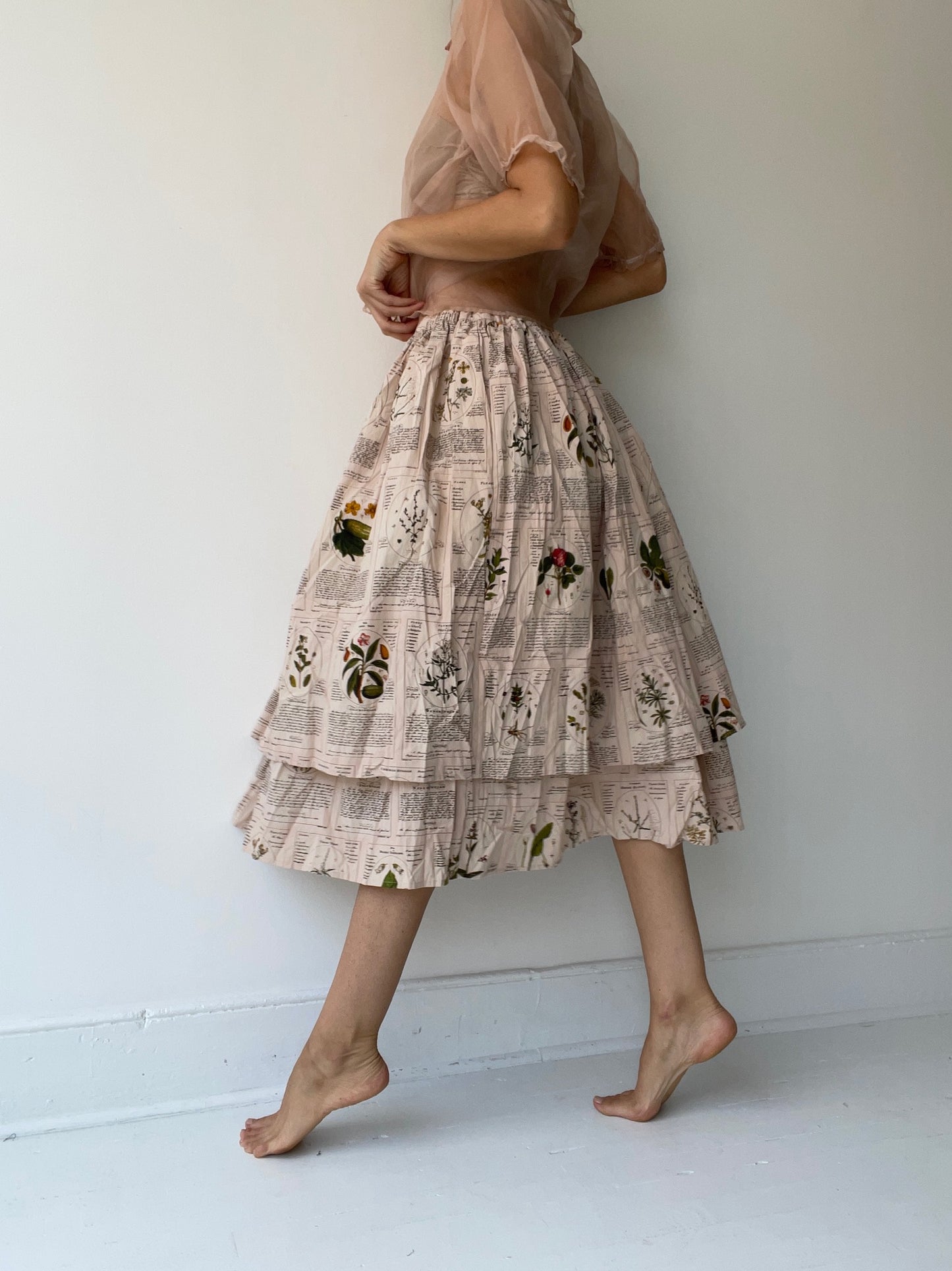 aleksandr manamïs double layer skirt