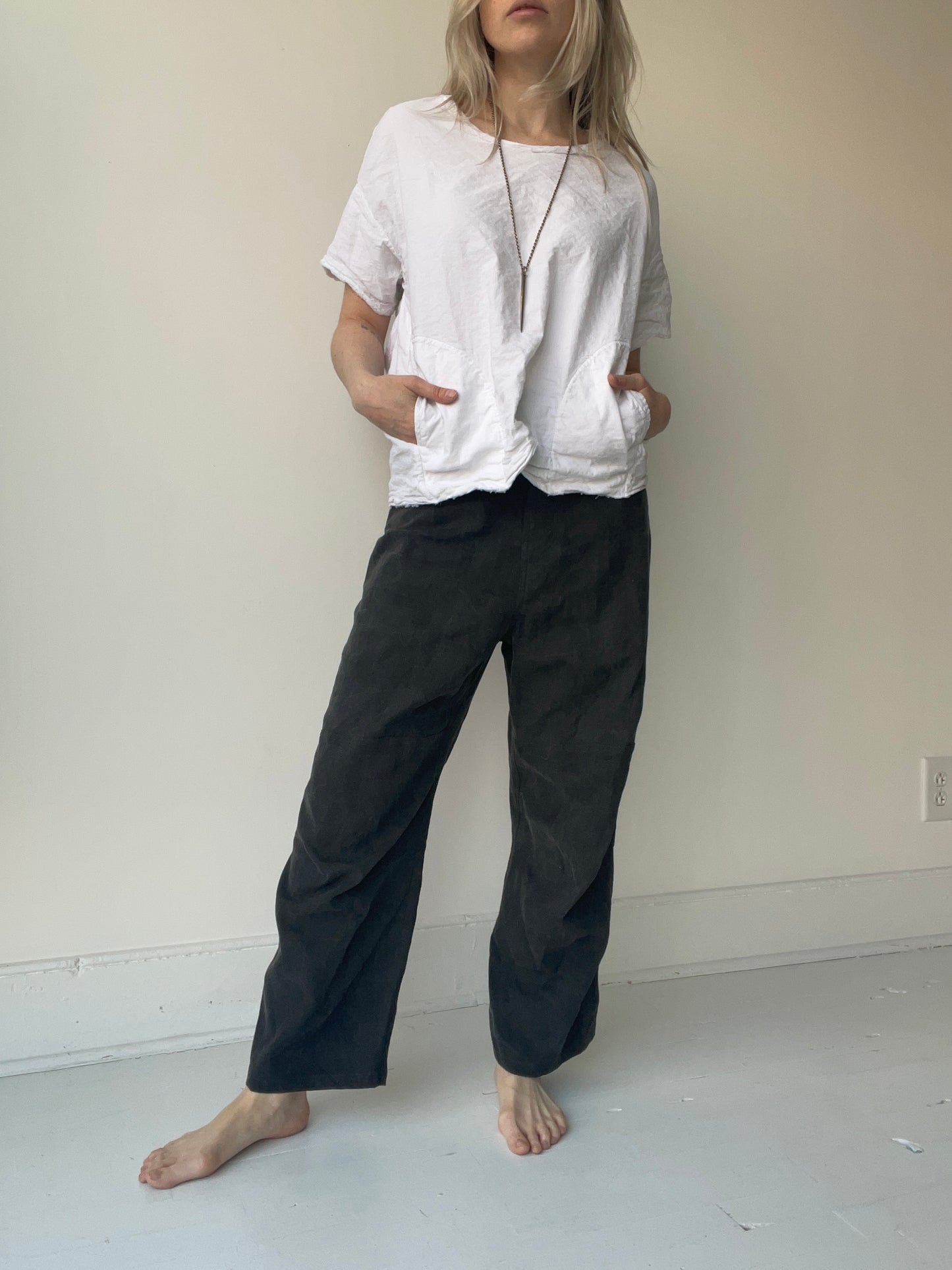 aequamente wrinkled blouse