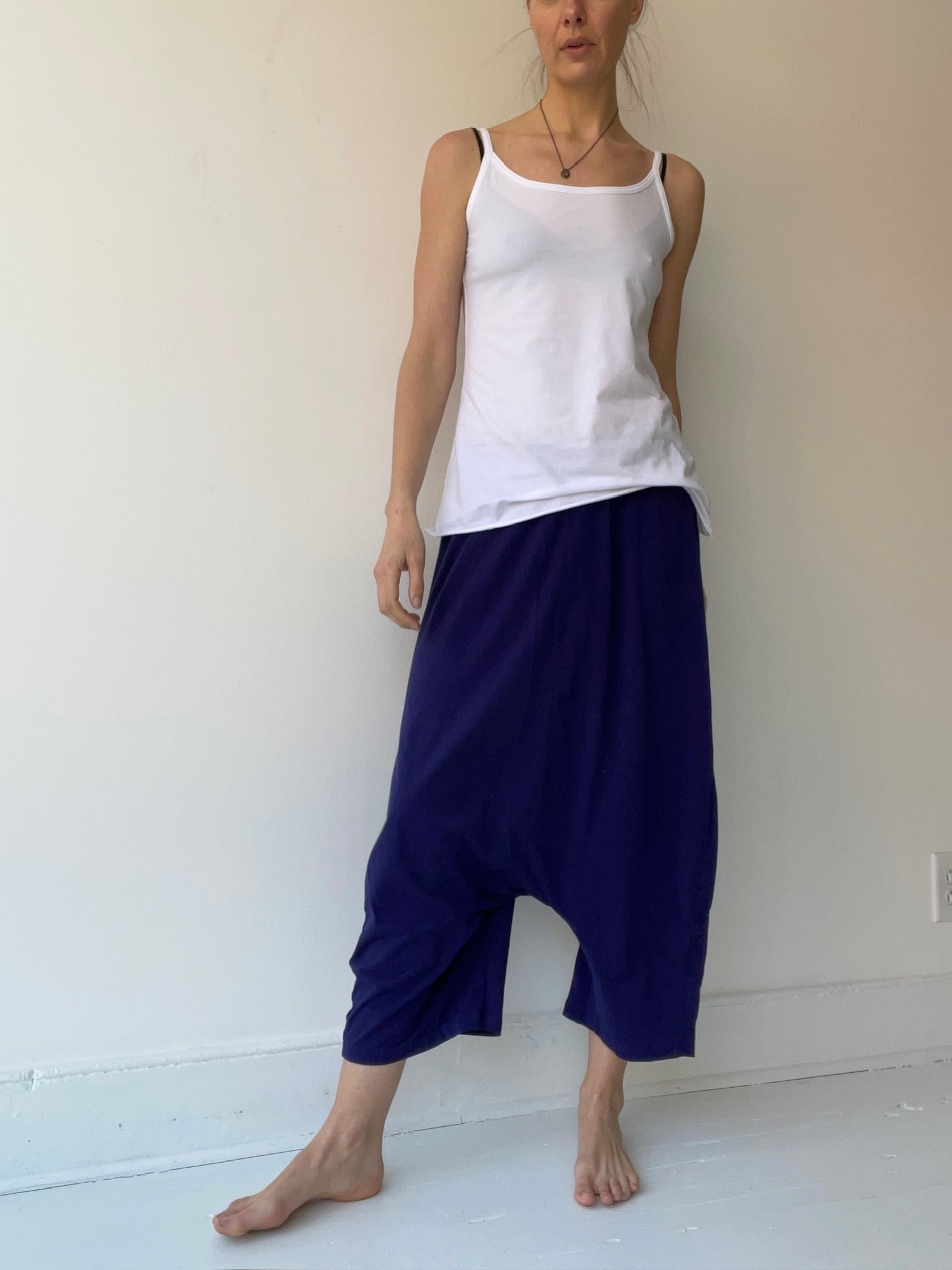 a strappy stretch tank WHITE top by rundholz black label 95