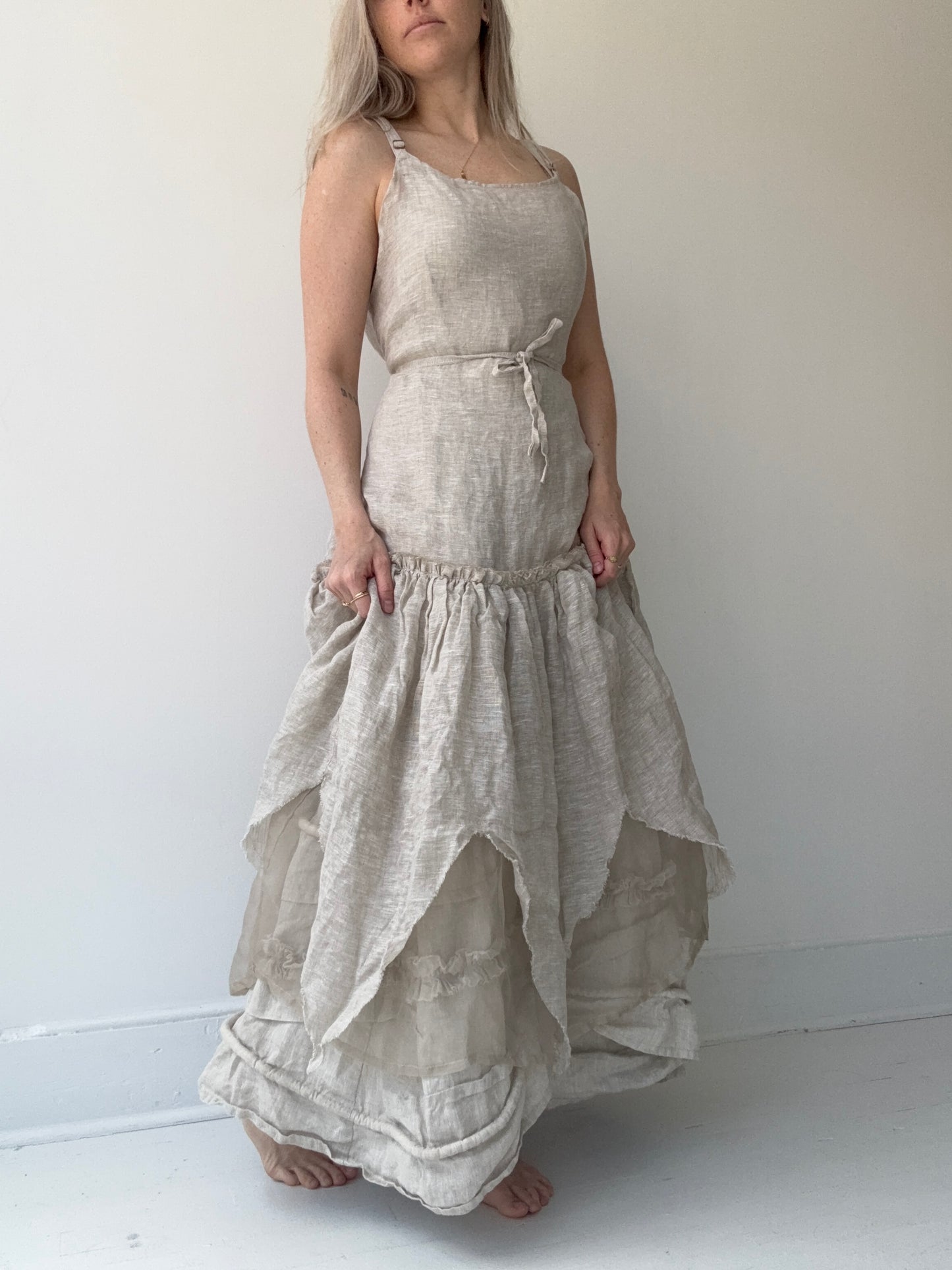 krista larson long vintage slip