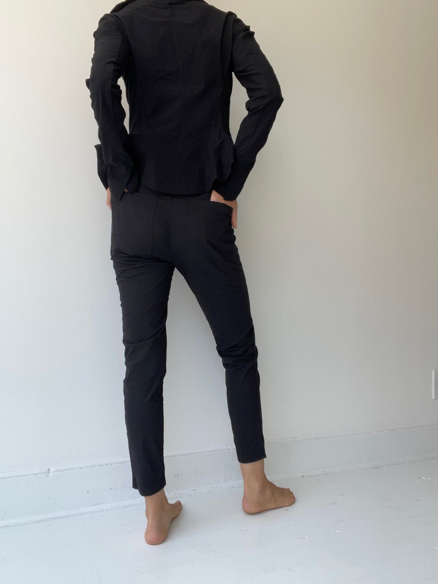 rundholz black label pull on pants BLACK