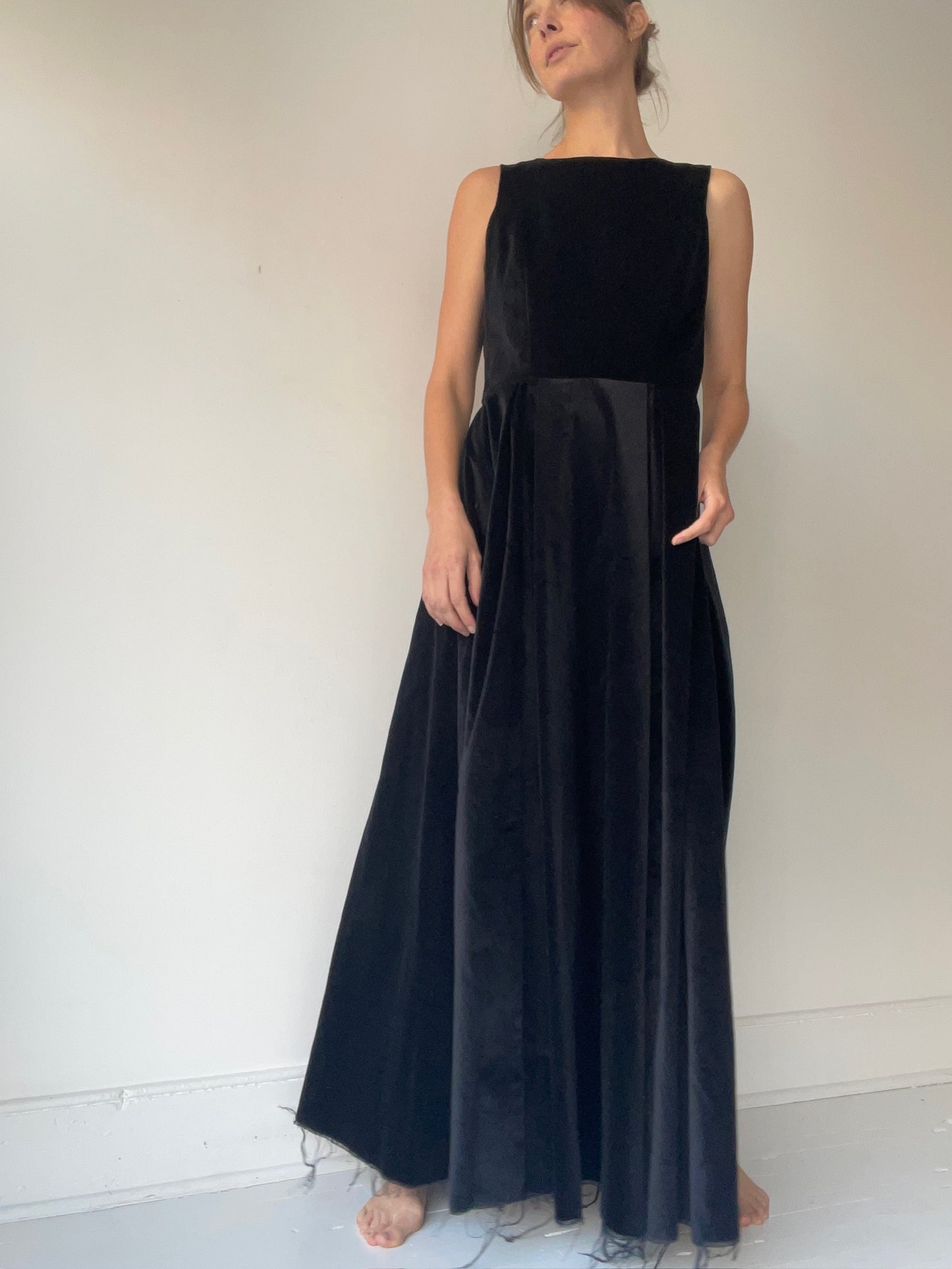 velvet morning dress