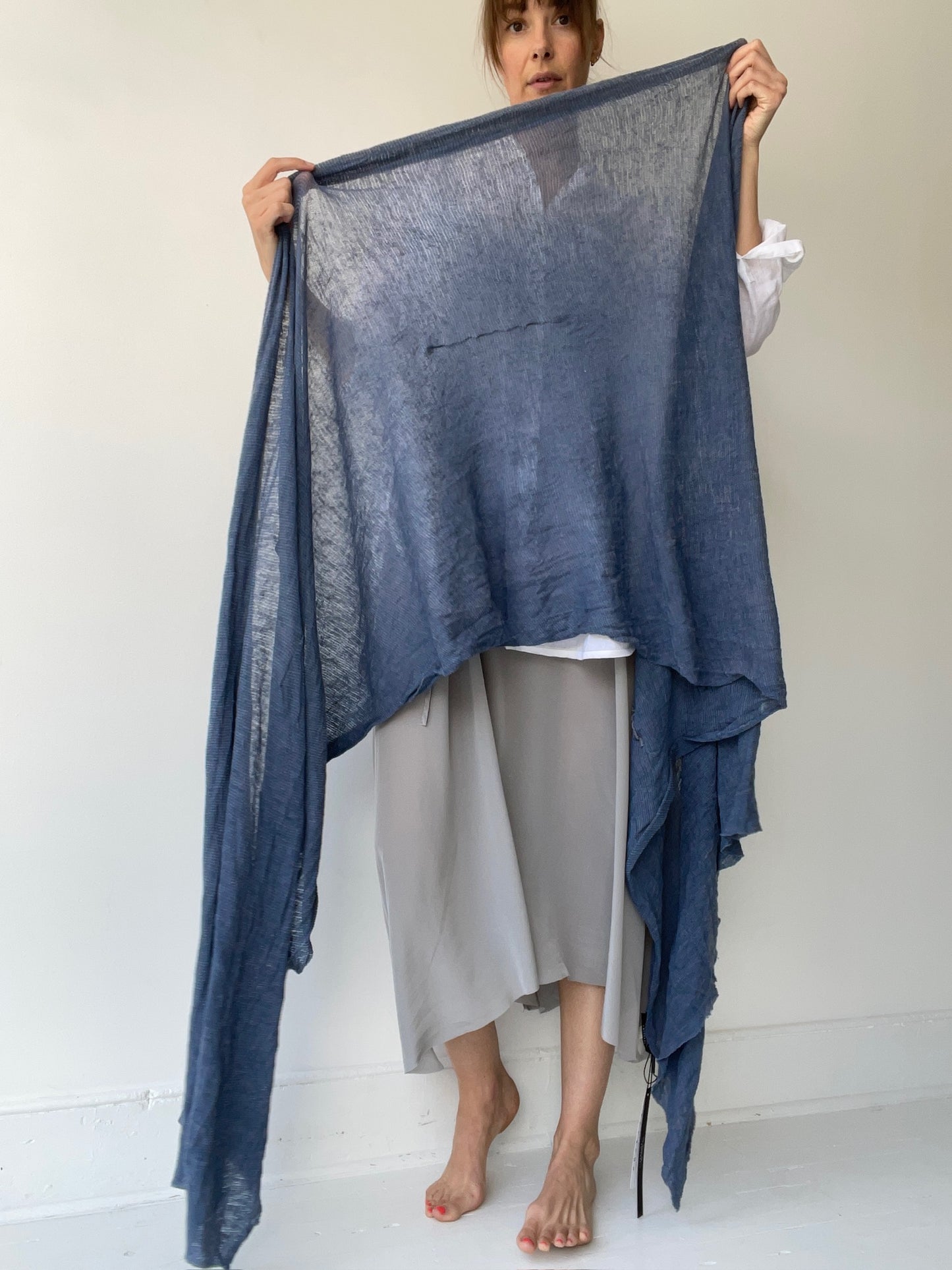 umit unal blue scarf