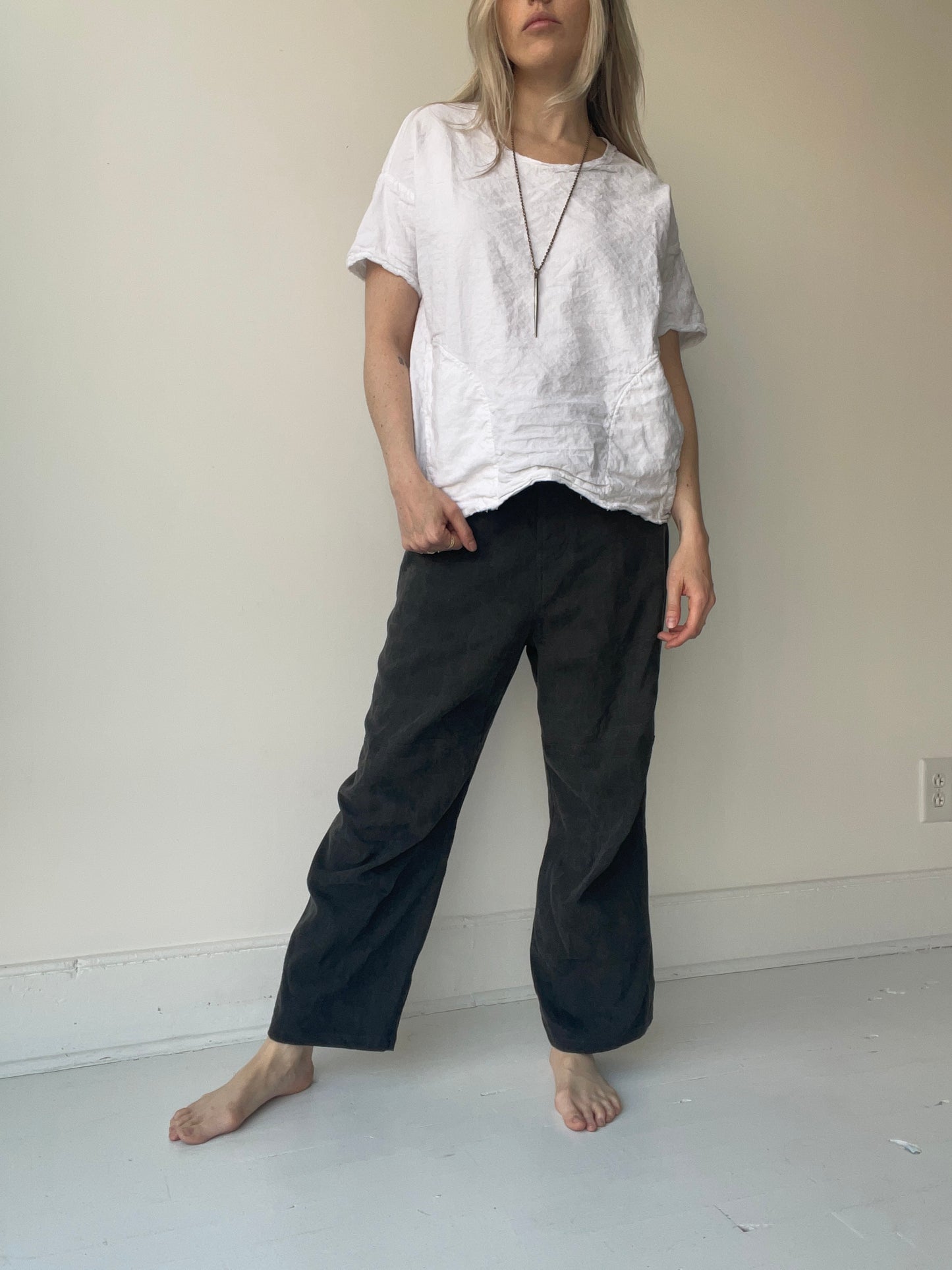 aequamente wrinkled blouse