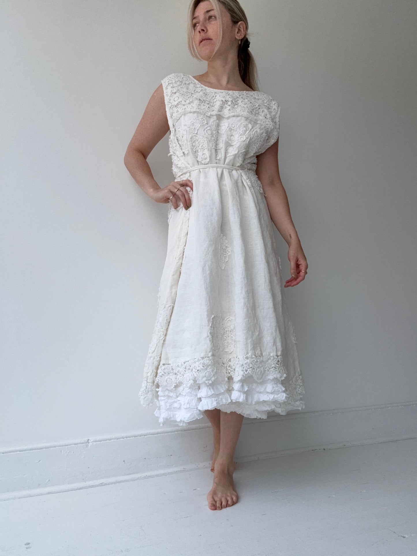 krista larson lace applique slip