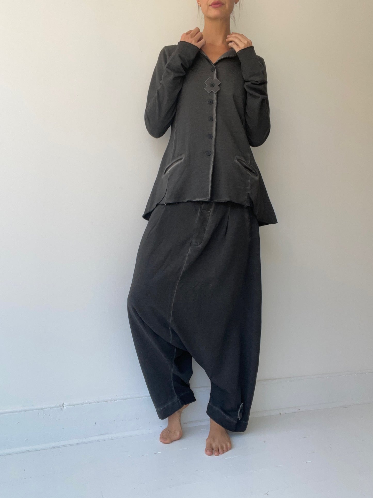 plü sweat blazer ASPHALT