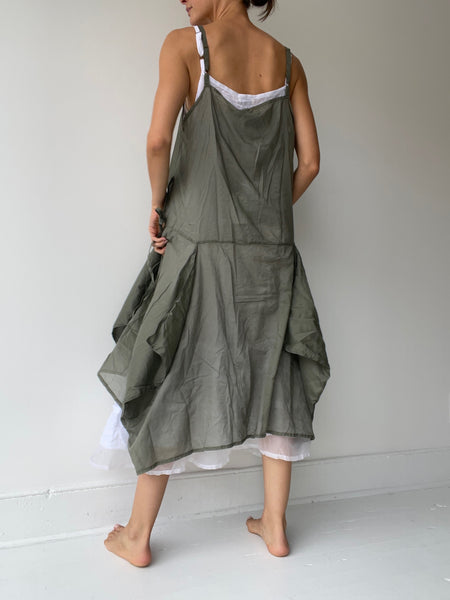 krista larson long pinwheel slip OLIVE