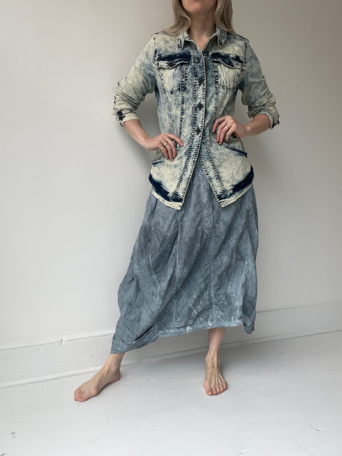 rundholz dip washed denim jacket