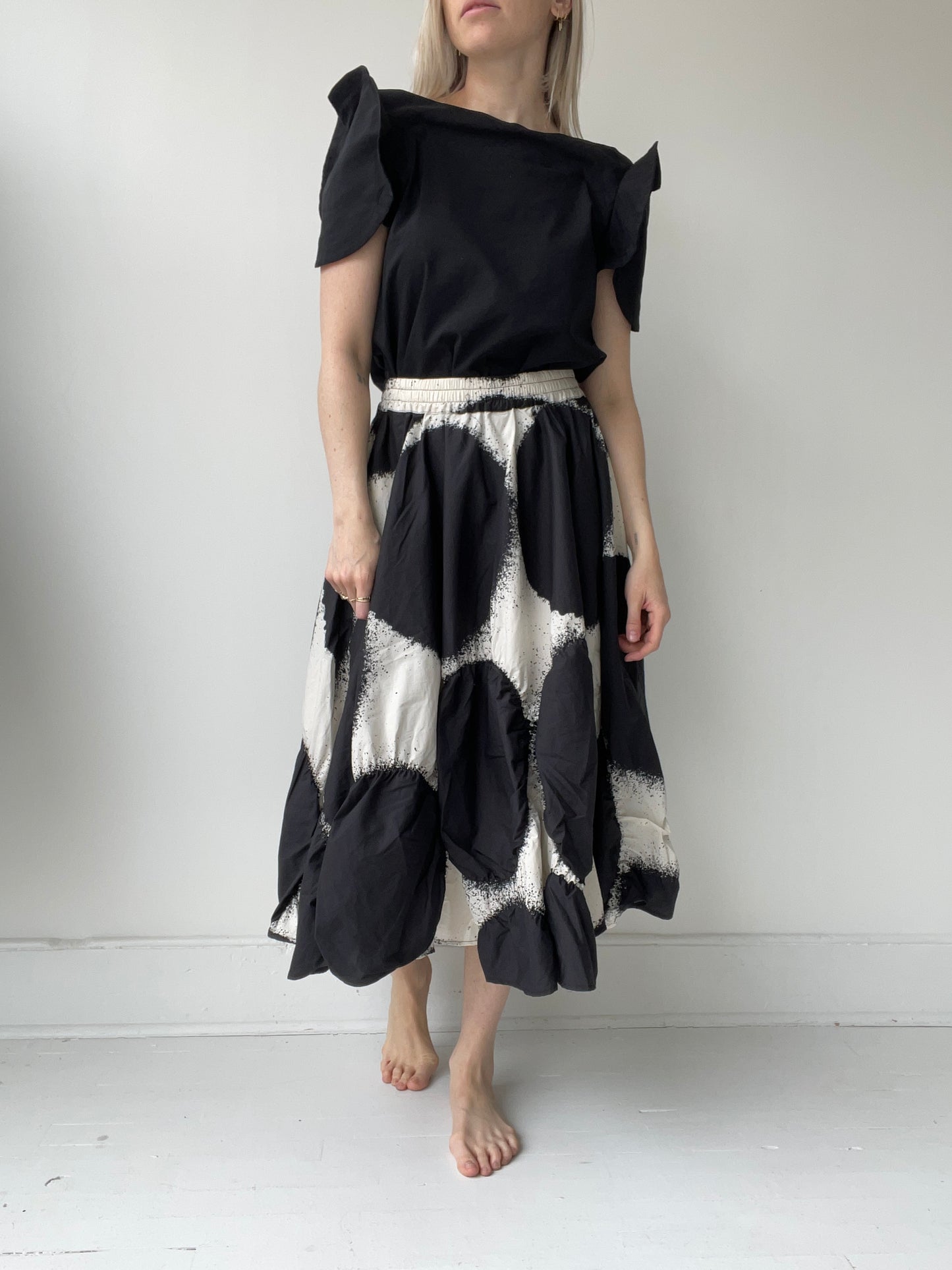 rundholz spray dot skirt