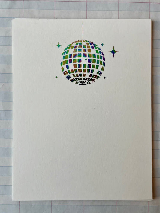 disco ball pressed stationary