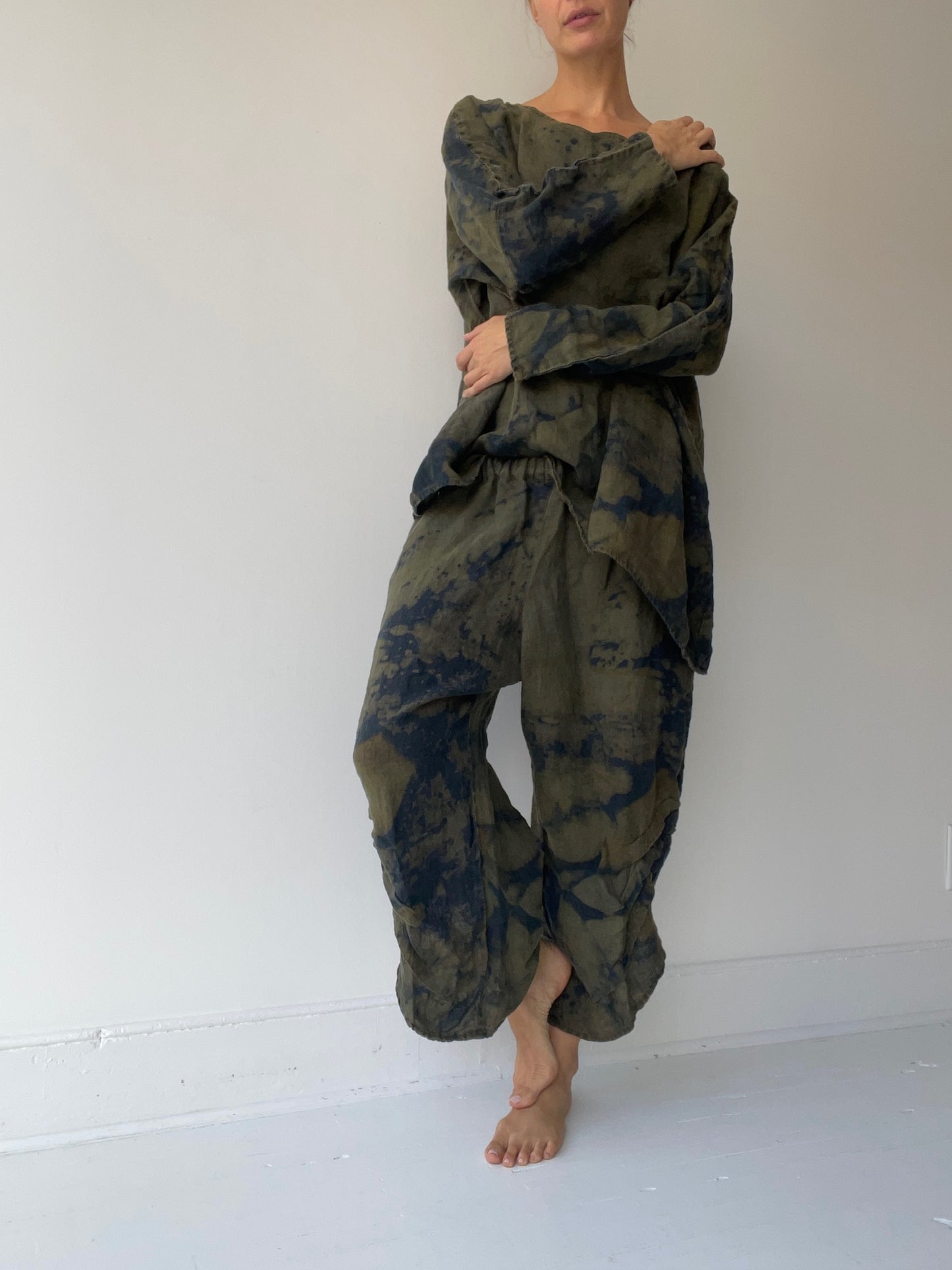 krista larson basic detail pants ECO