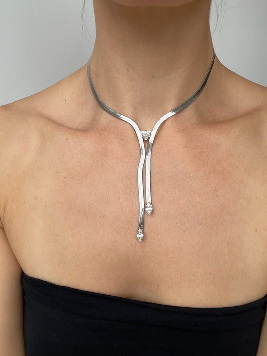 lionette terri silver necklace