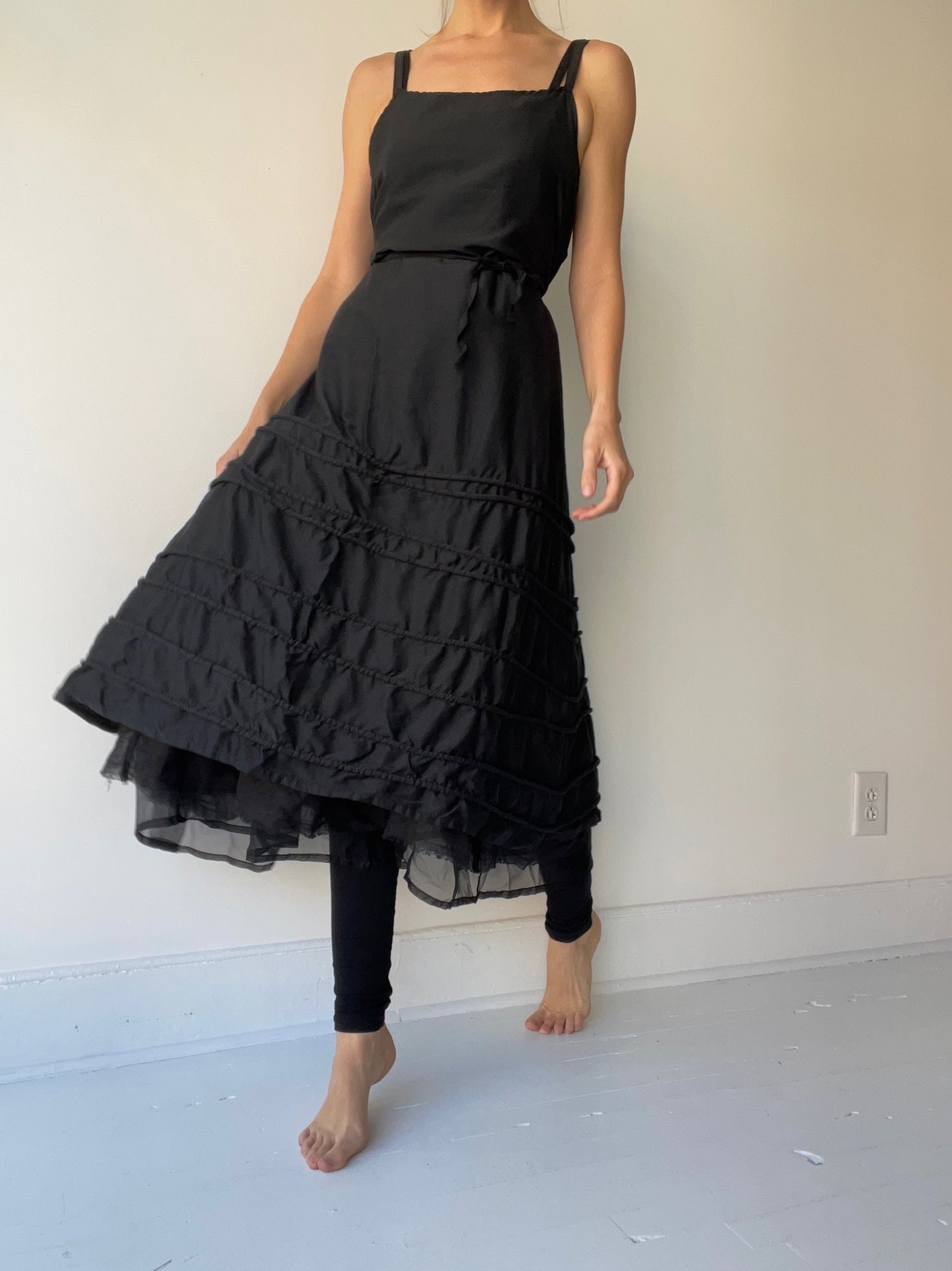 long spring slip SATIN