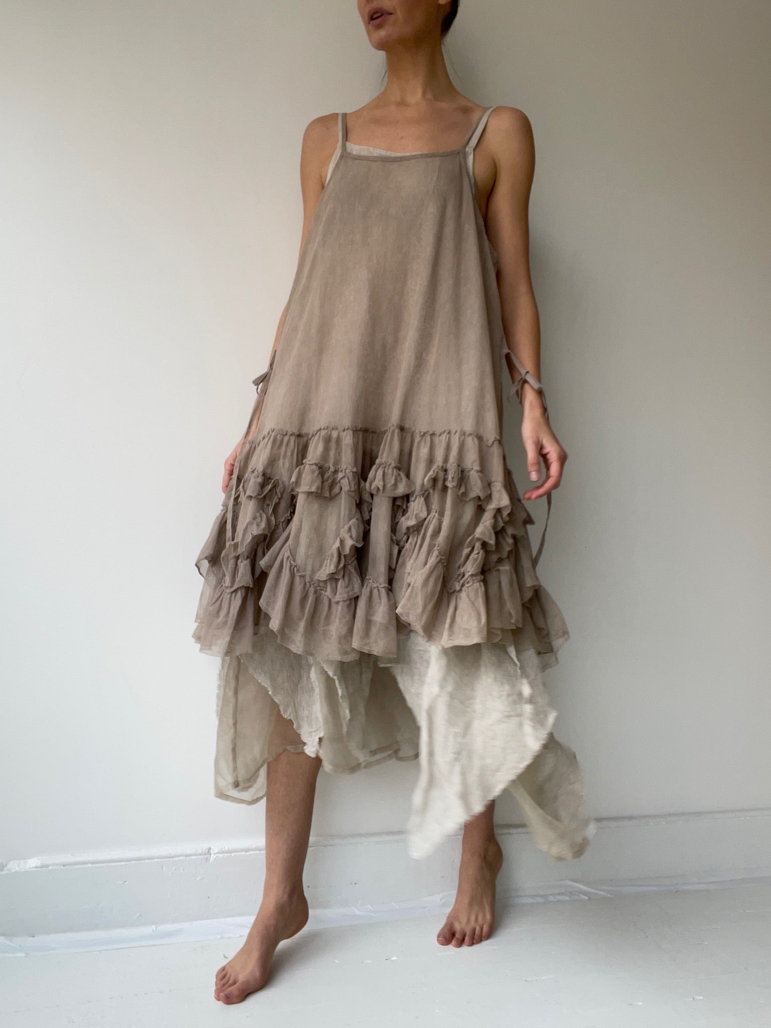 a short petticoat slip by krista larson 100