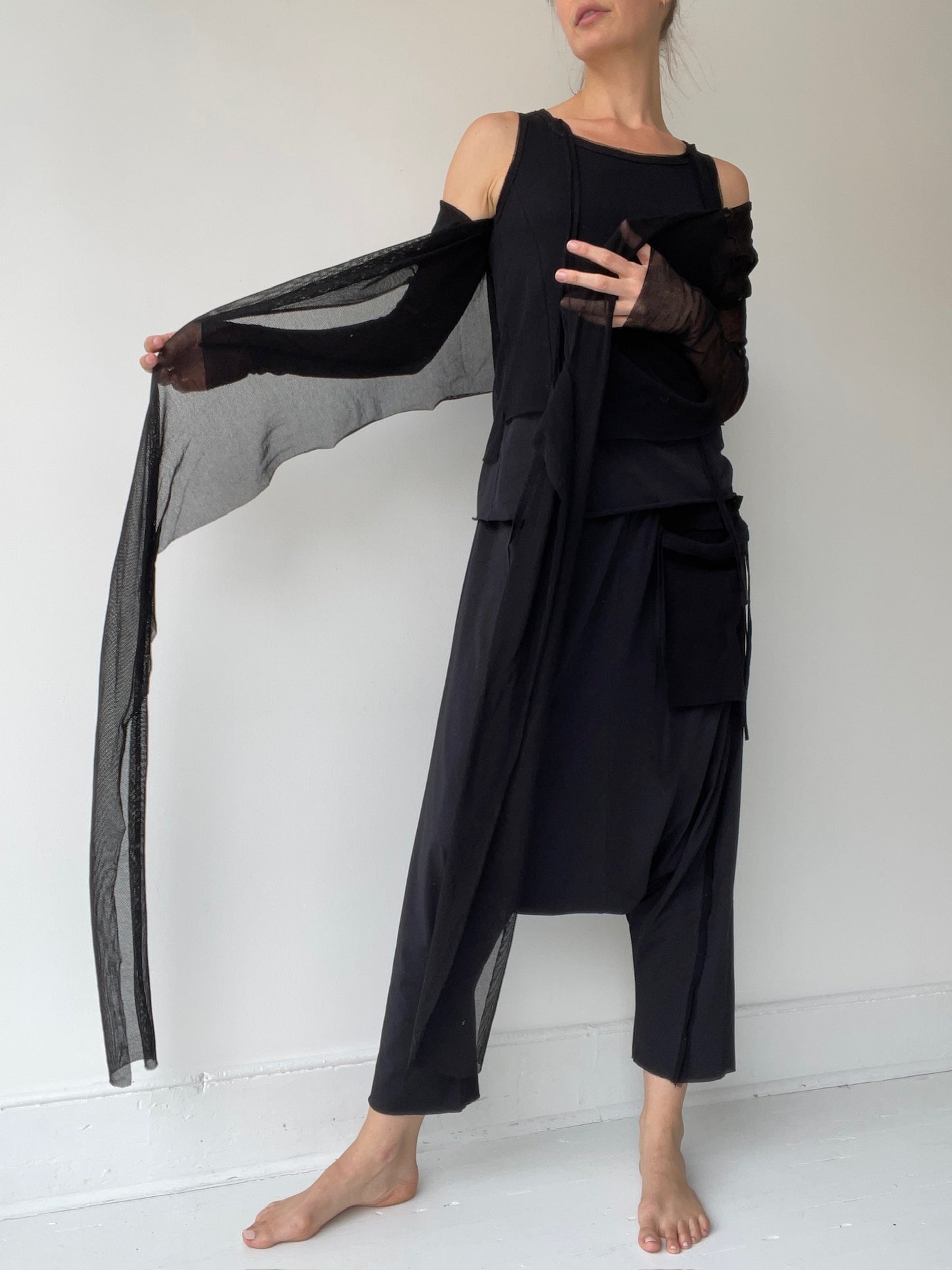 pal offner sheer wrap BLACK