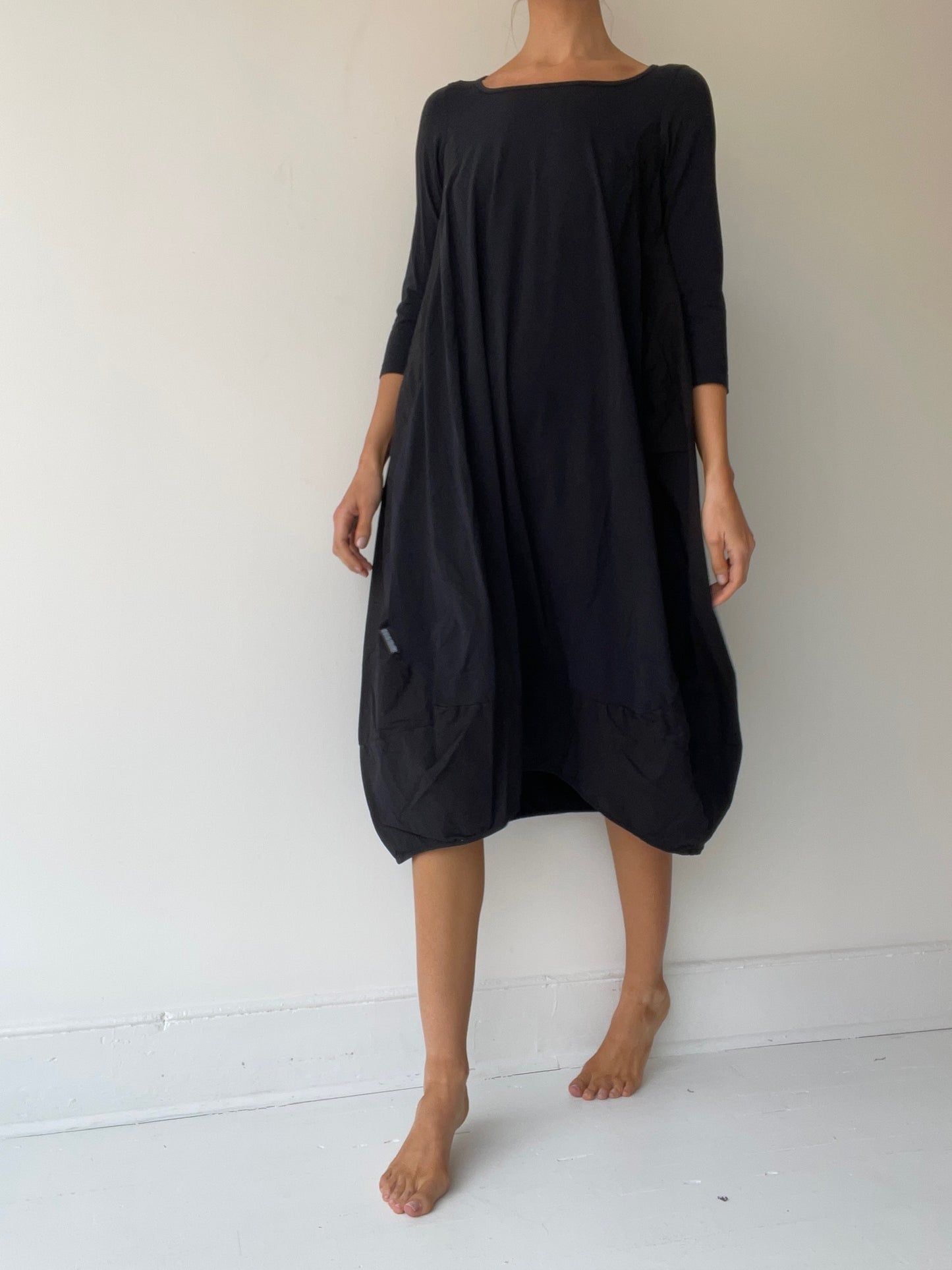 rundholz black label black bateau dress