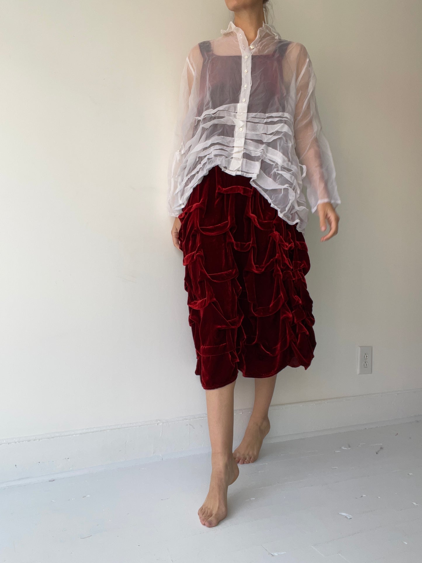 a croissant shirt ORGANZA by krista larson 100