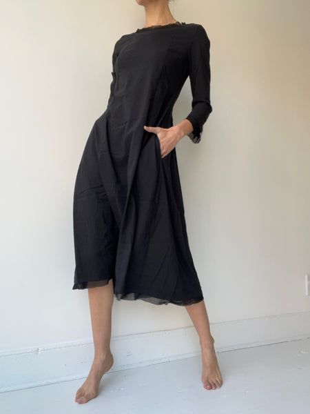 rundholz black label 3/4 stretch dress