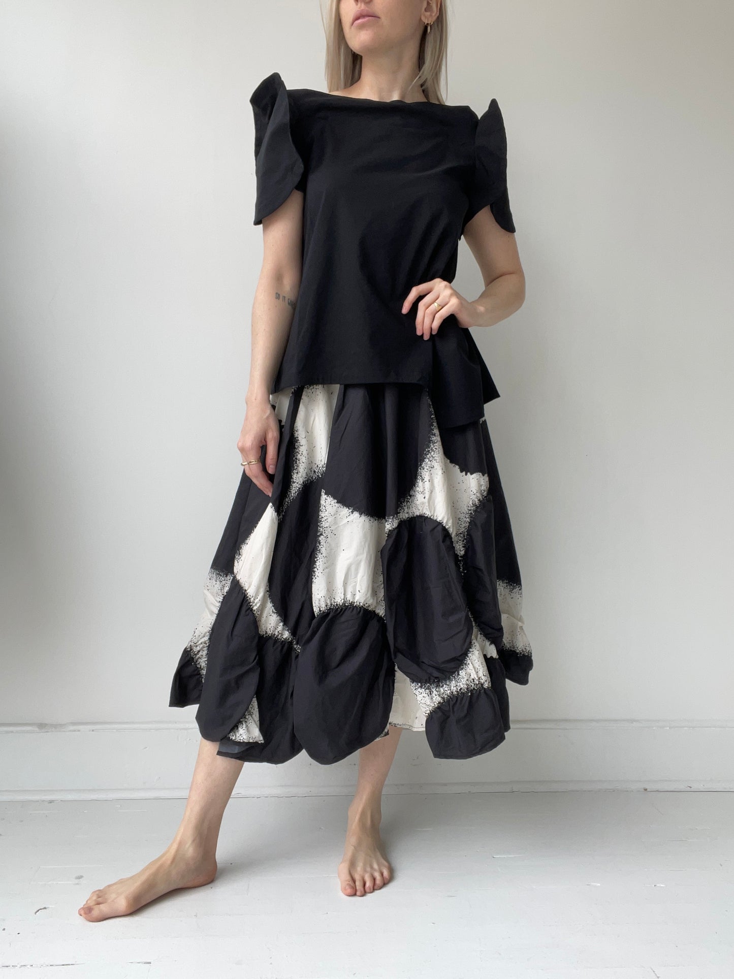 rundholz ruffle blouse