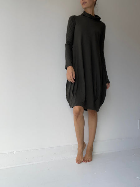 rundholz black label mock neck dress