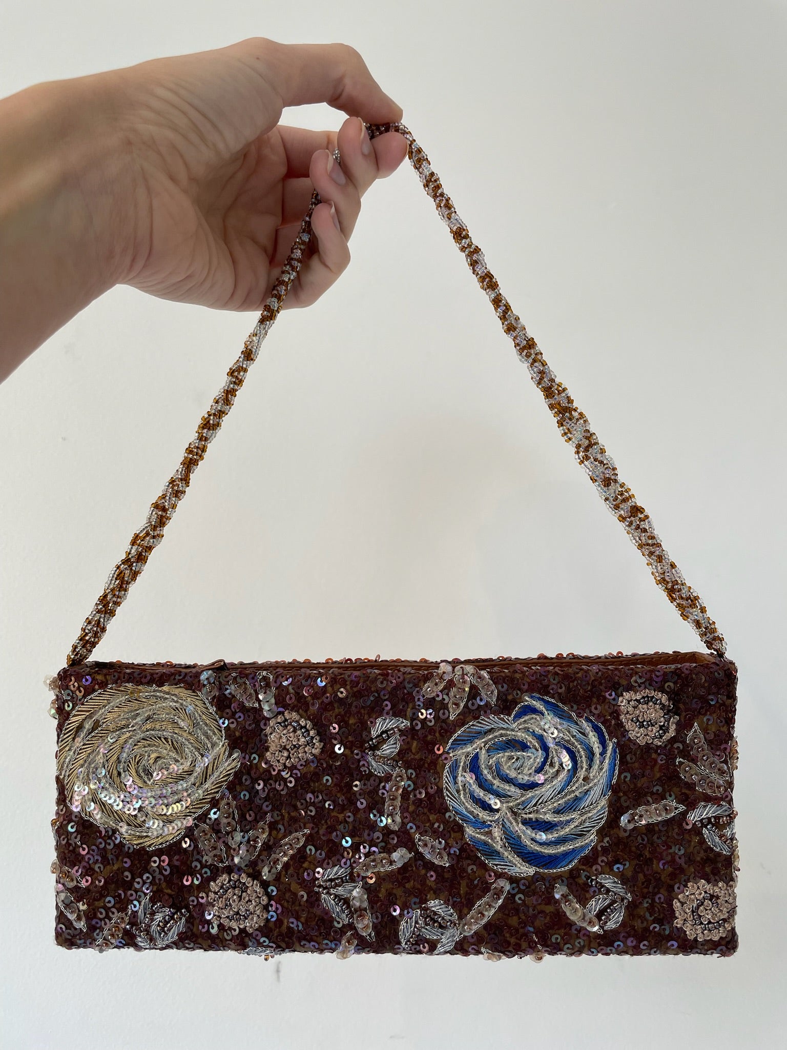a vintage rectangle purse by santi