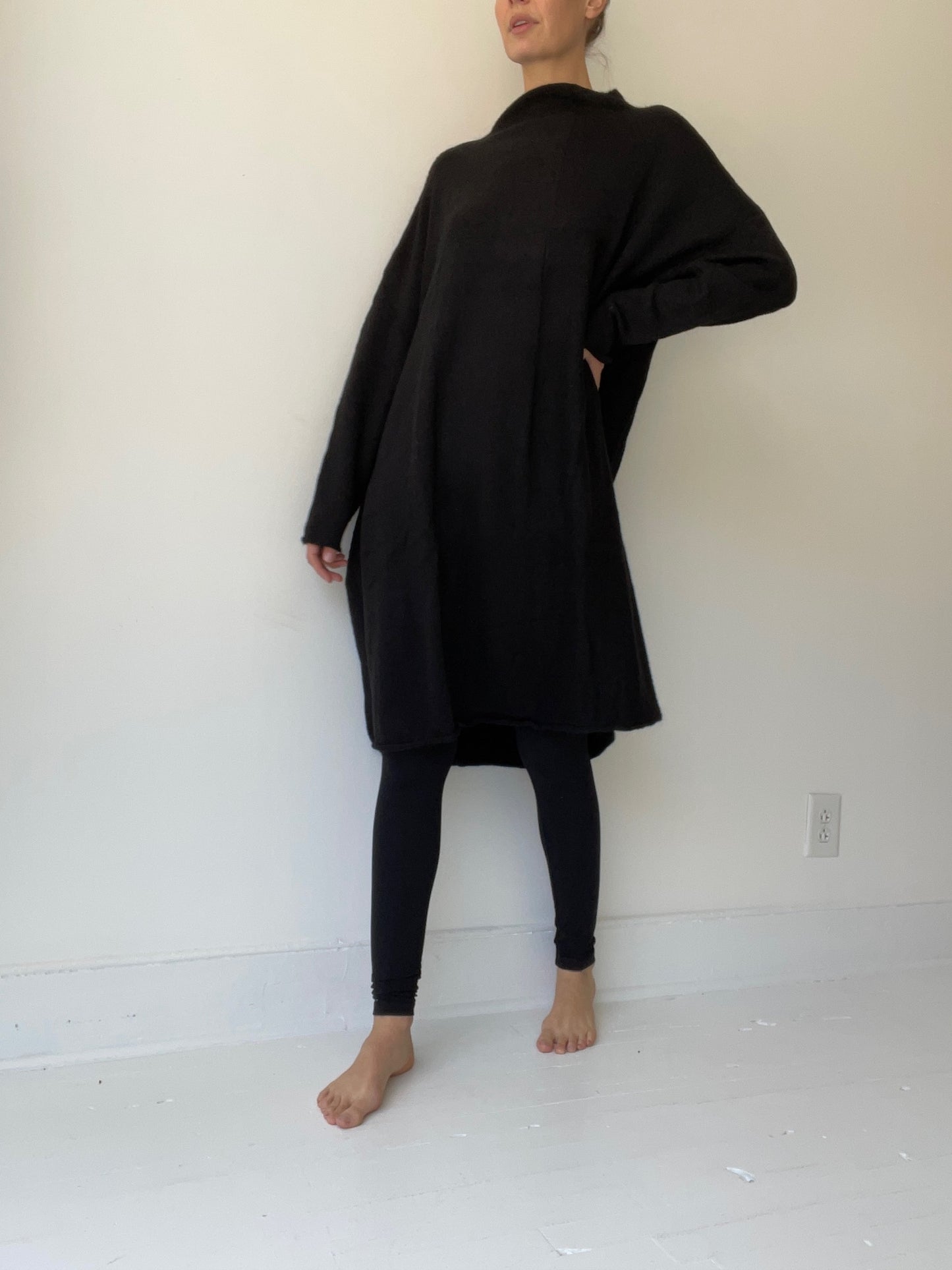 long sweater dress
