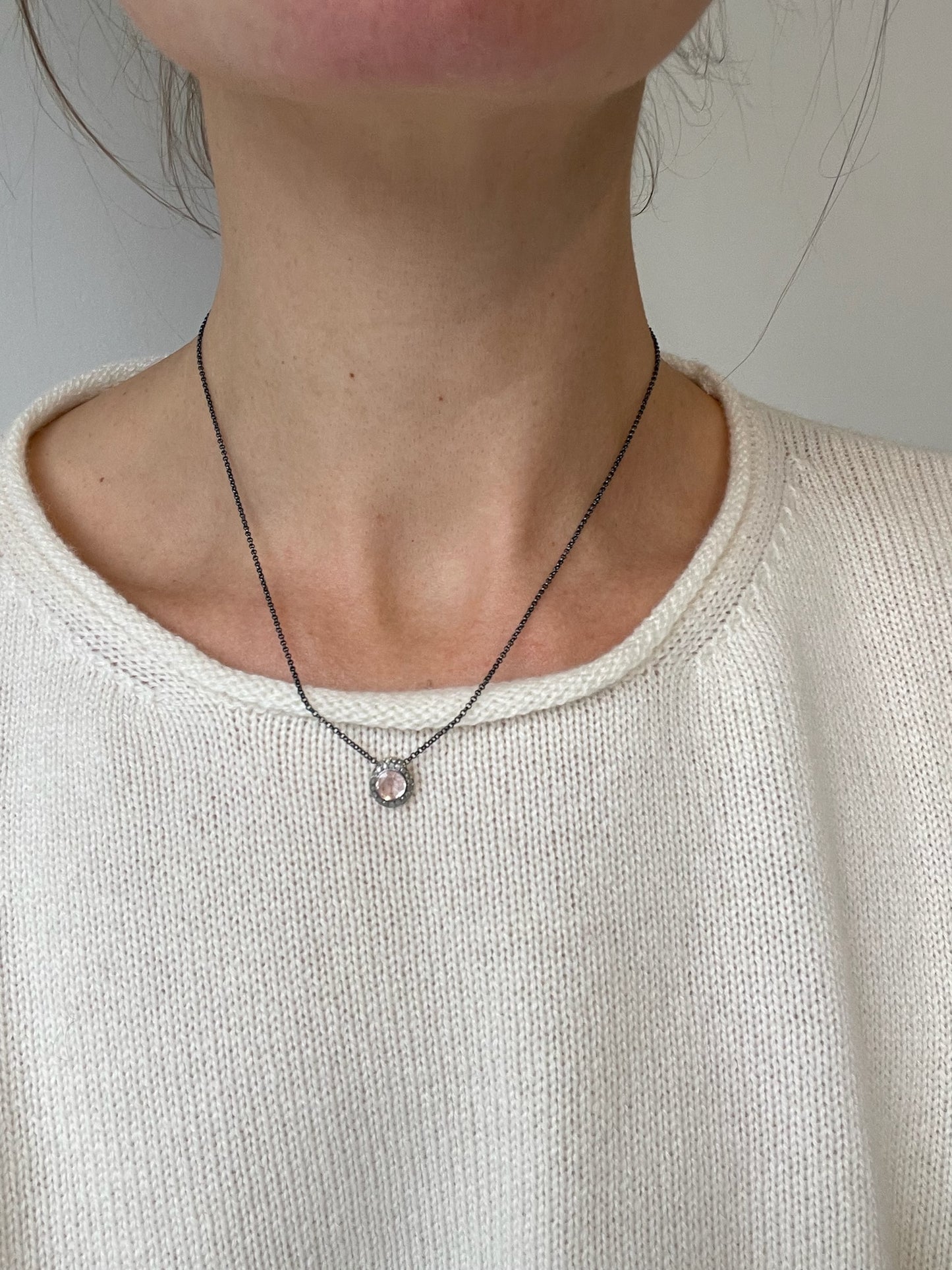 rosa maria pinky necklace