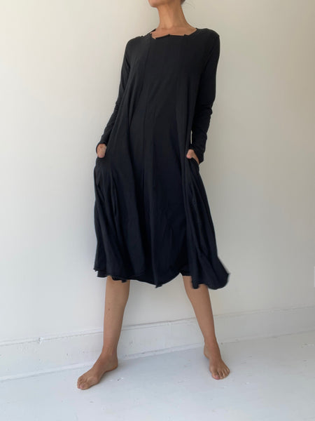 rundholz black label seam pleat dress