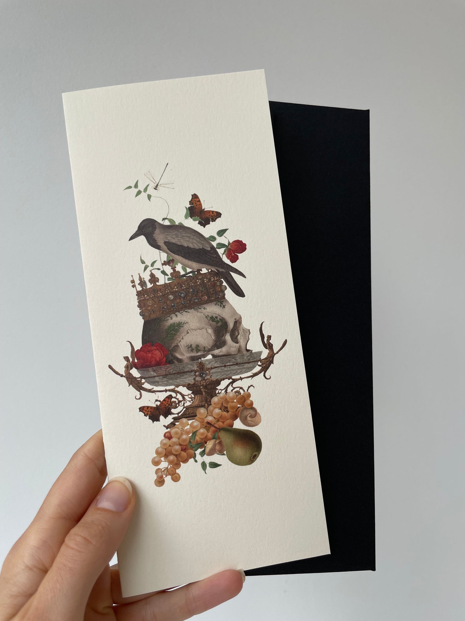 open sea dark still life card