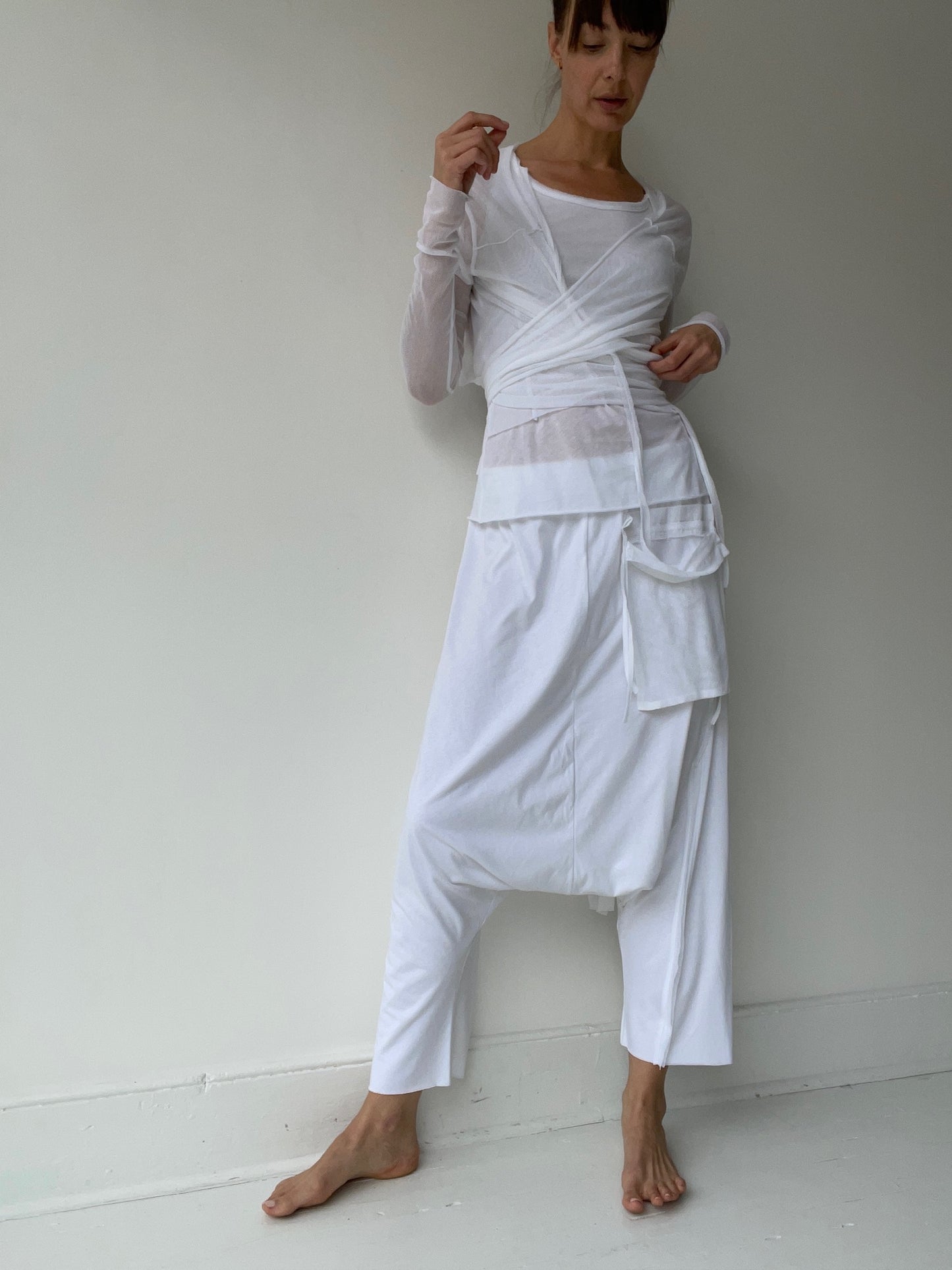 pal offner sheer wrap WHITE