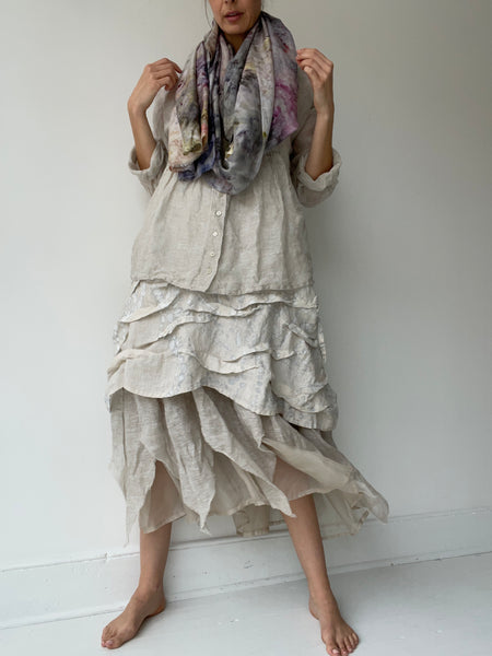 maria maurio grays silk scarf