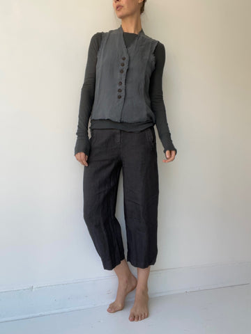 aequamente linen vest