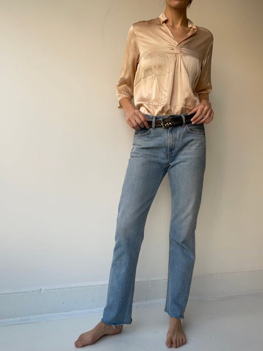 johnny farah square stud belt