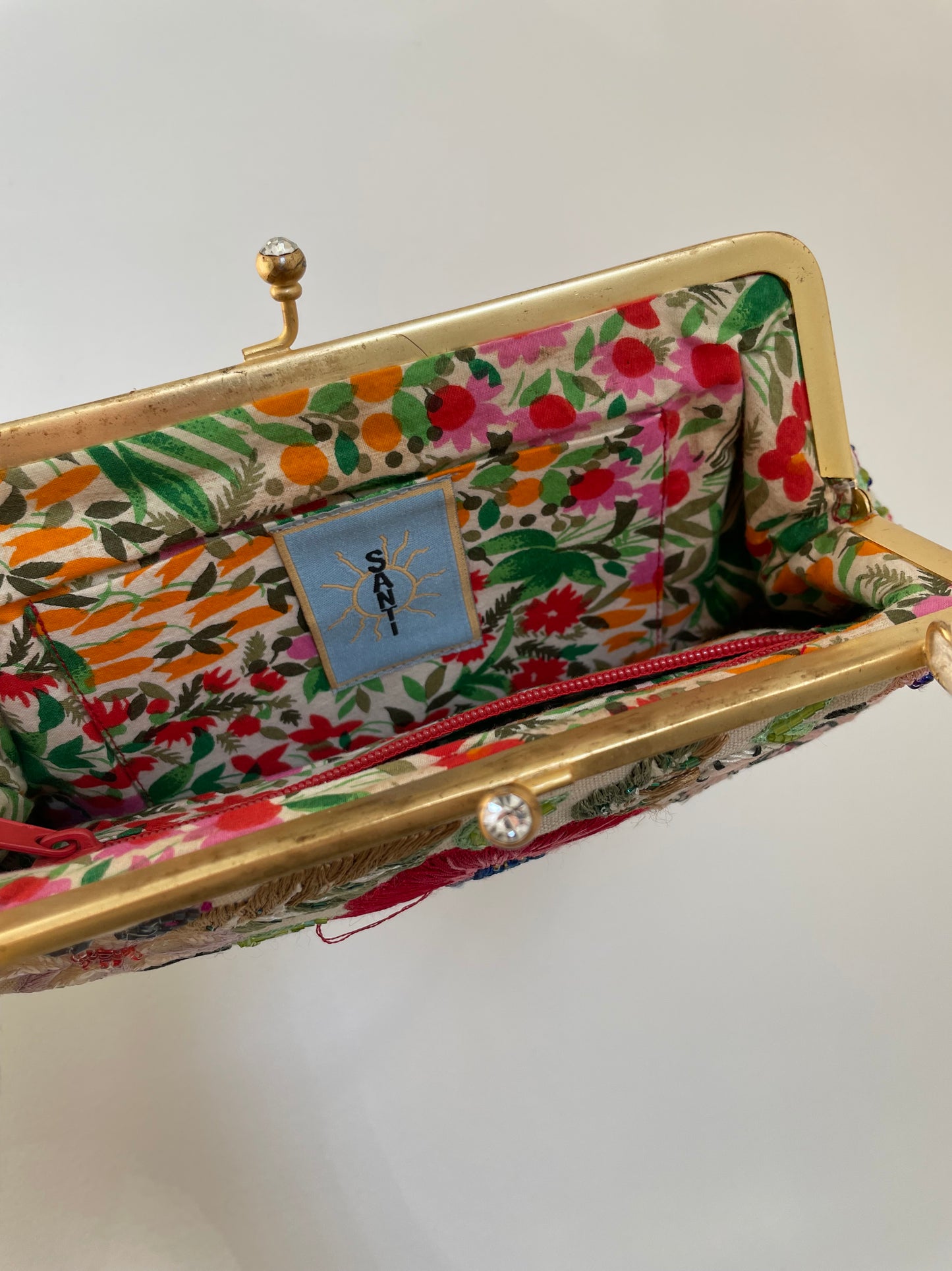 vintage butterfly purse